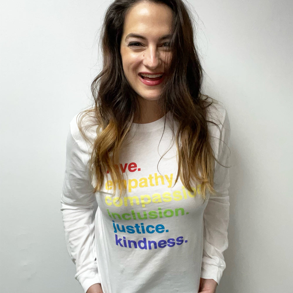 'Kindness Is' Pride Classic Long Sleeve Kind Cotton