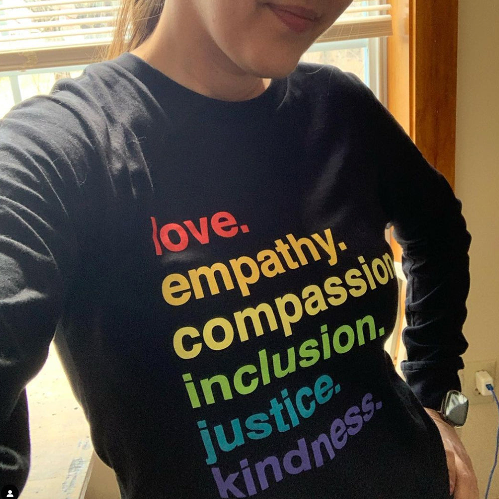 'Kindness Is' Pride Classic Long Sleeve Kind Cotton