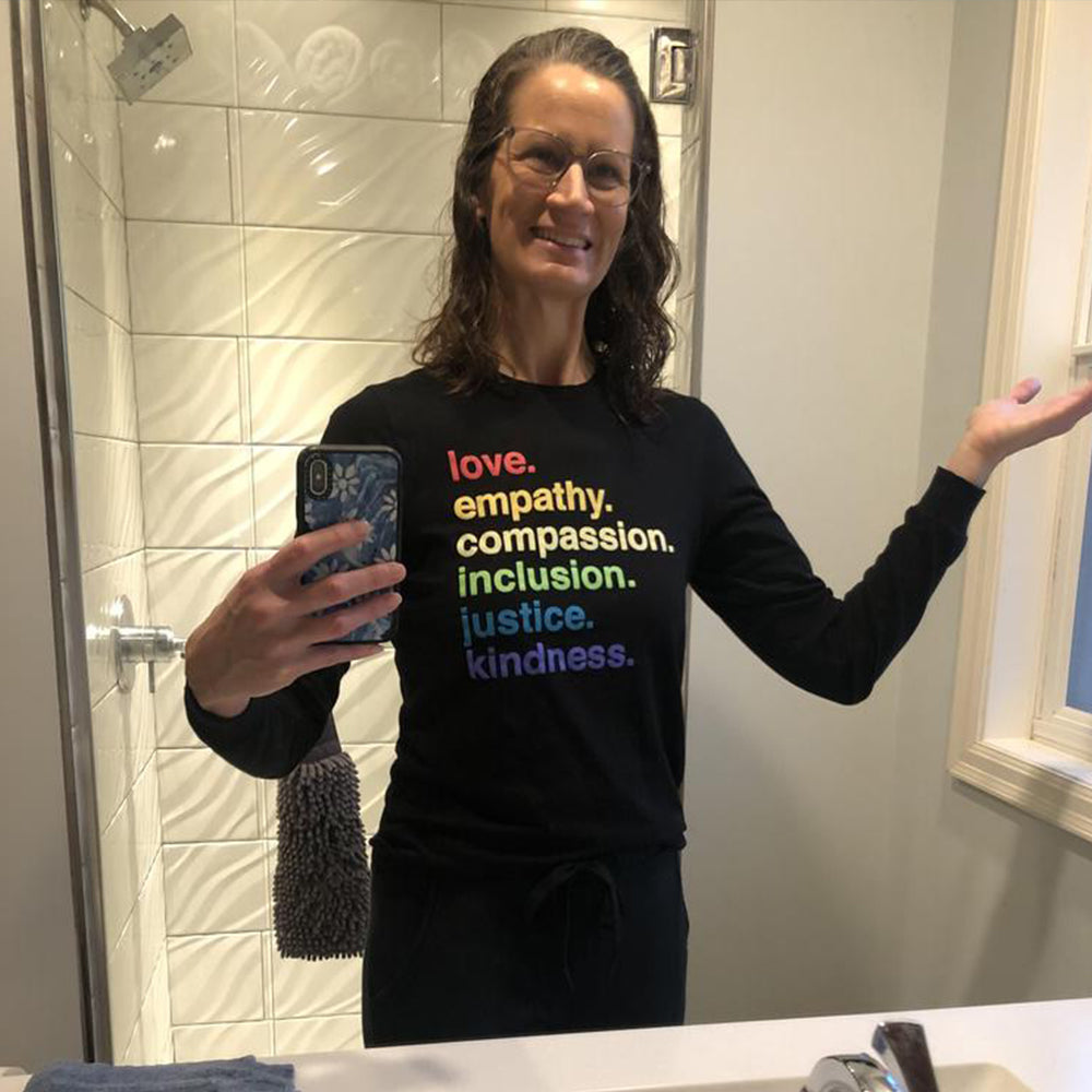 'Kindness Is' Pride Classic Long Sleeve Kind Cotton