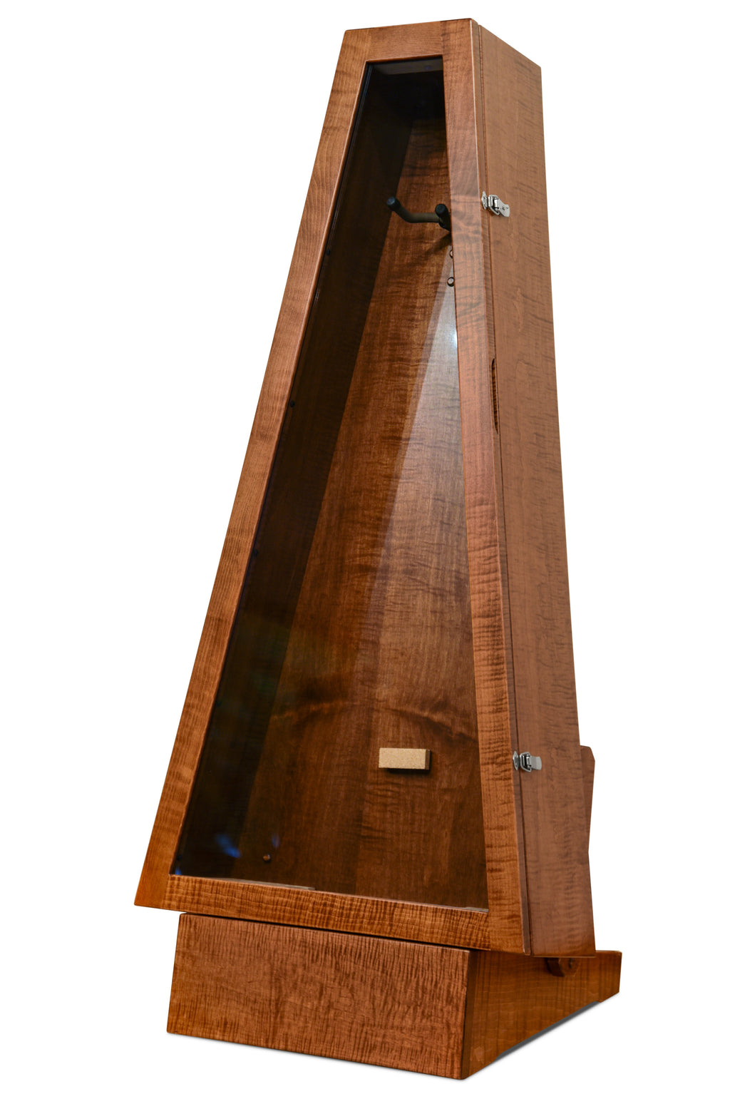 ClimaStand Triangle Humidor with Base - Flamed Maple with Boston Stain Acoustic Remedy Cases