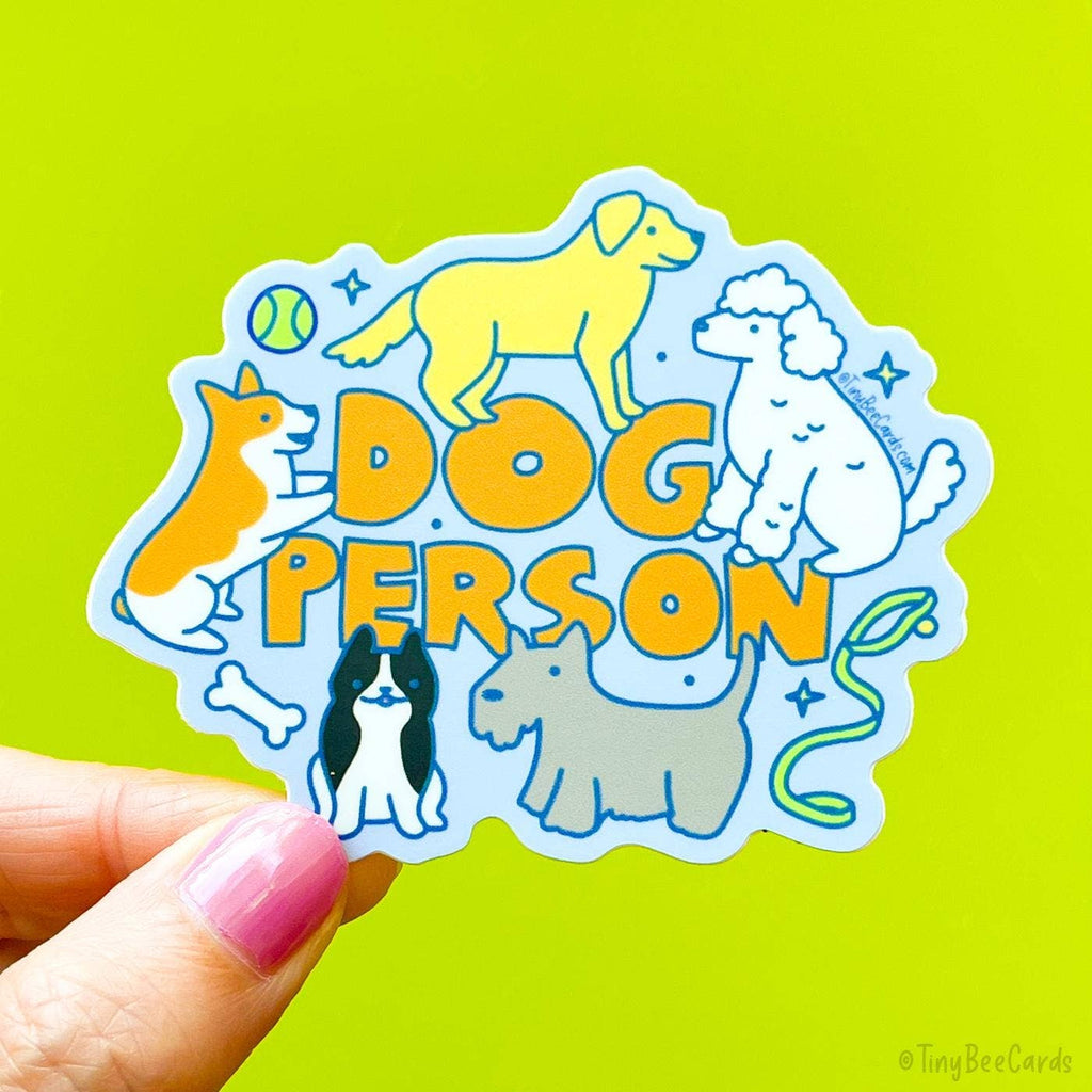 Tiny Bee Cards - Dog Person Vinyl Sticker Tia Chucha's Centro Cultural & Bookstore