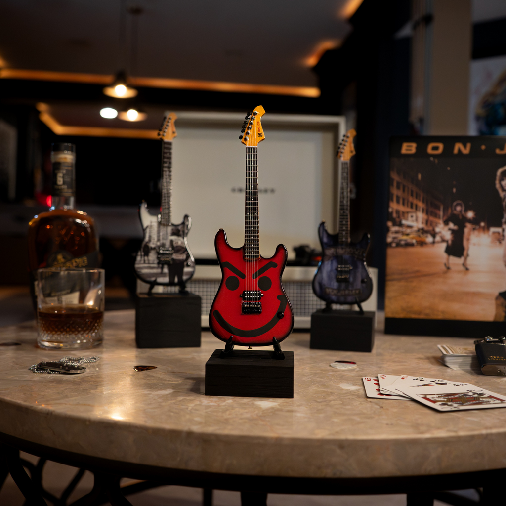 Bon Jovi Have a Nice Day Collectible Miniature Guitar The Mini Axe