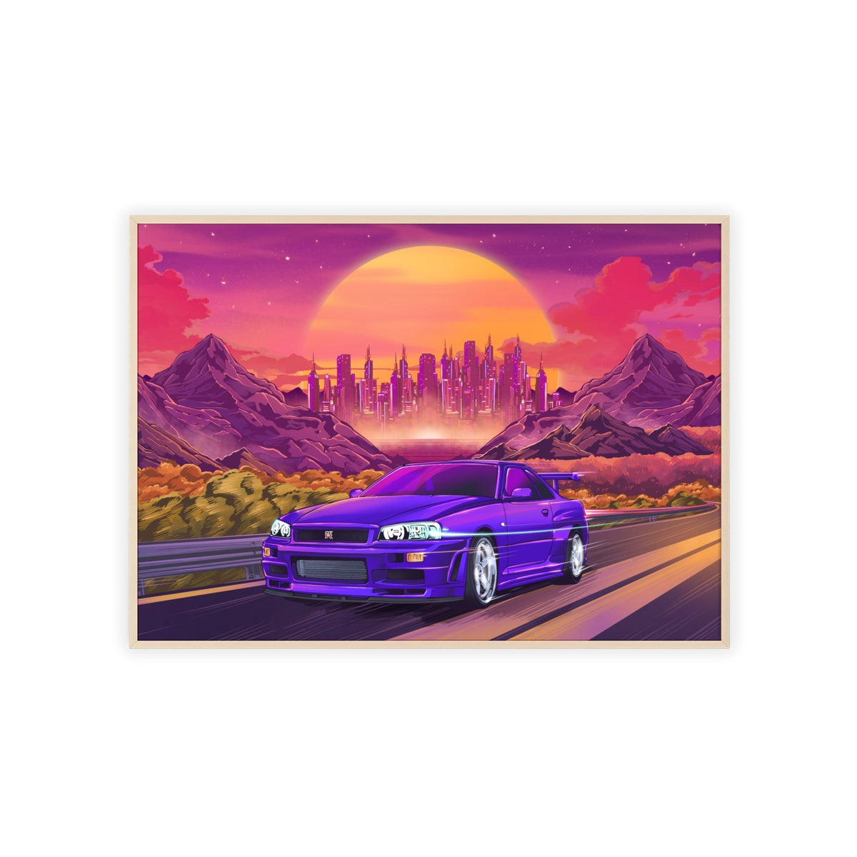 Nissan Skyline GT-R Poster Desksmith