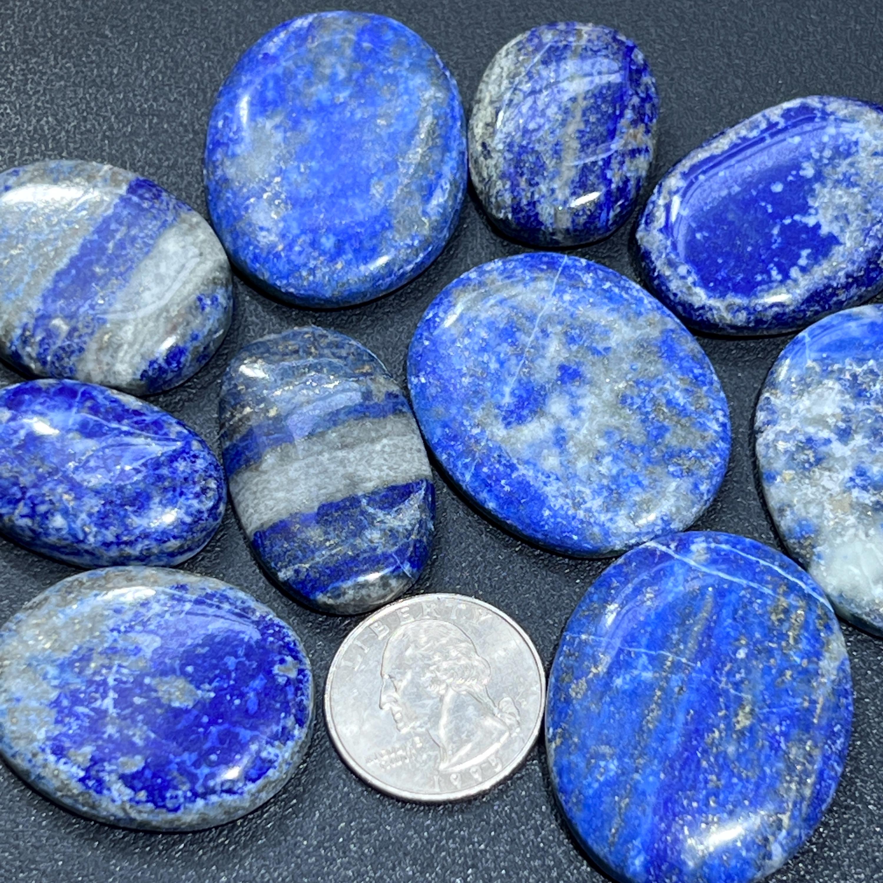 Blue Lapis Lazuli Cabochons Amazing Crystals