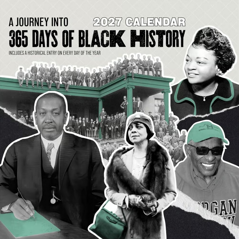 365 Days of Black History 2027 Wall Calendar - FashionMojos.com FashionMojos.com