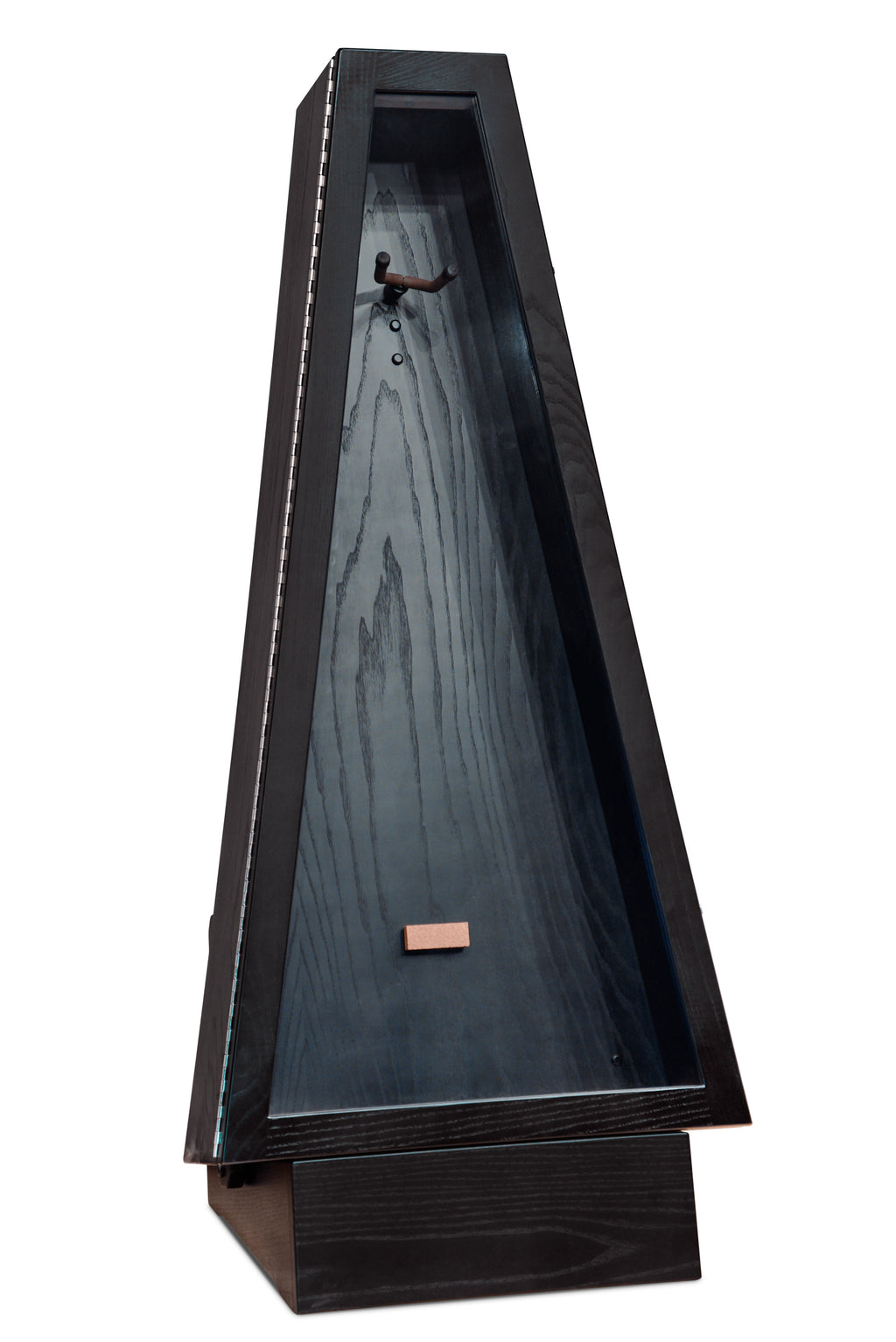 ClimaStand Triangle Humidor with Base - Northern White Ash with Piano Black Acoustic Remedy Cases