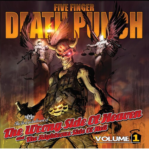 Five Finger Death Punch - Wrong Side Of Heaven V1 (Vinyl LP) Pale Blue Dot Records