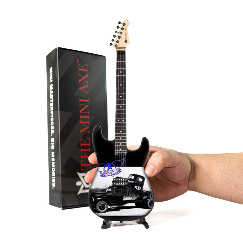 Aerosmith "Pump" Collectible Miniature Guitar The Mini Axe