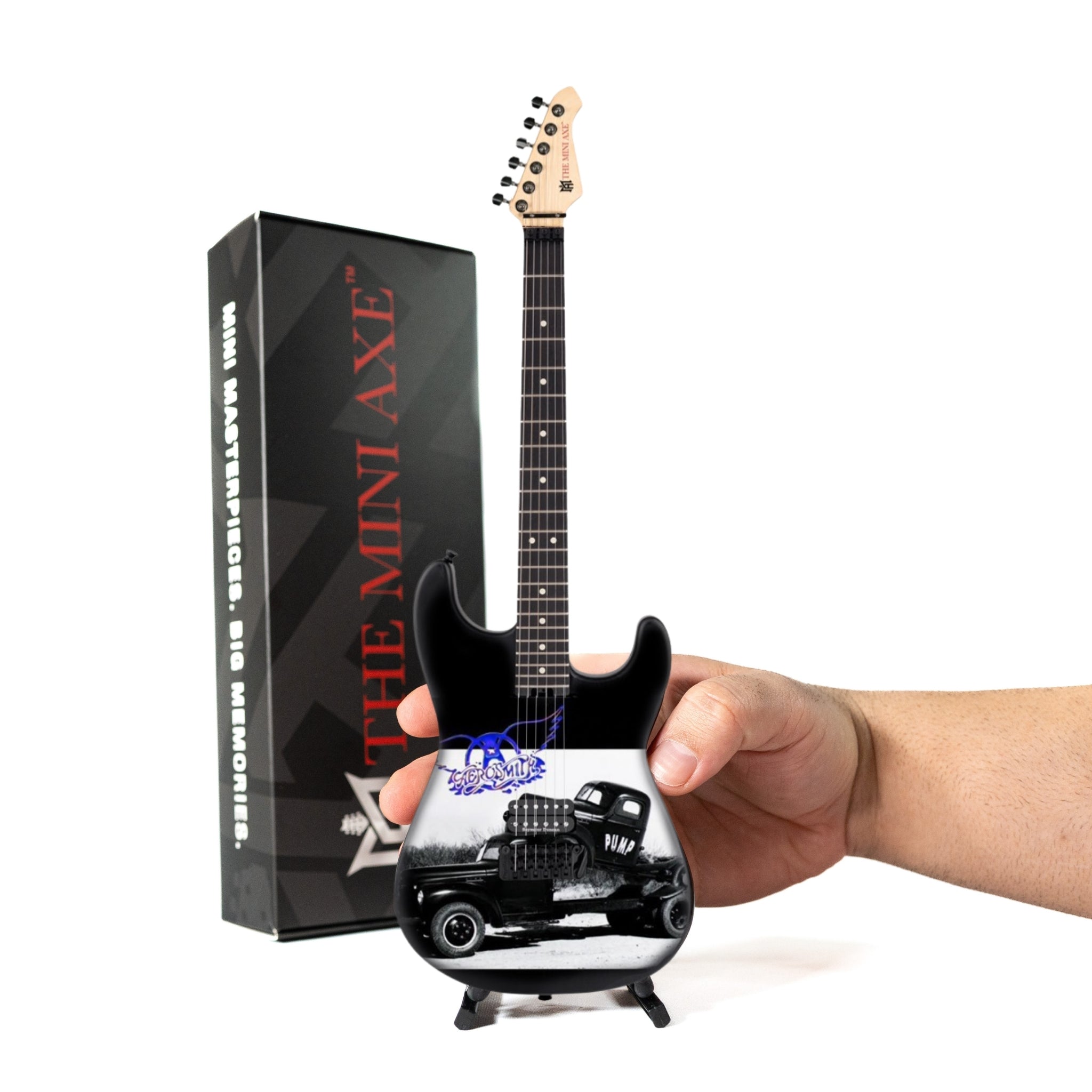 Aerosmith "Pump" Collectible Miniature Guitar The Mini Axe