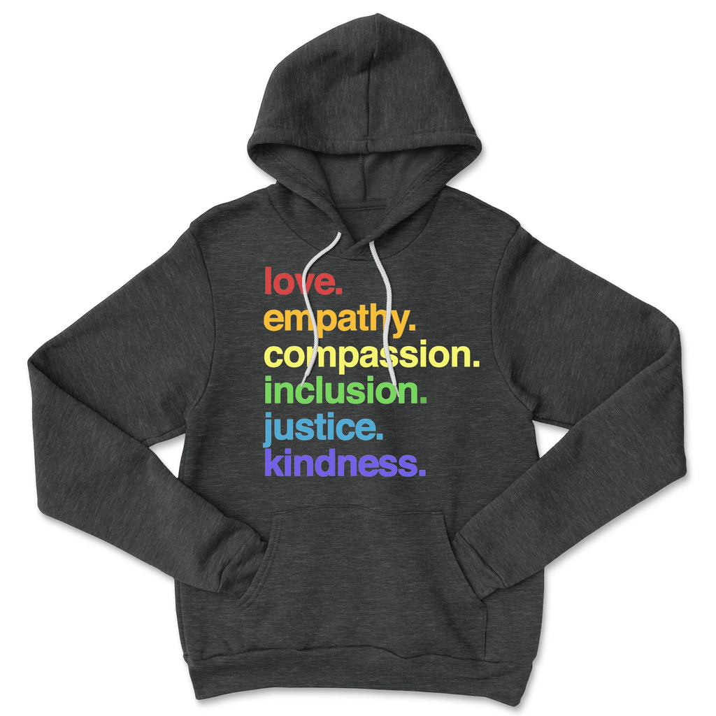 'Kindness Is' Pride Pullover Fleece Kind Cotton