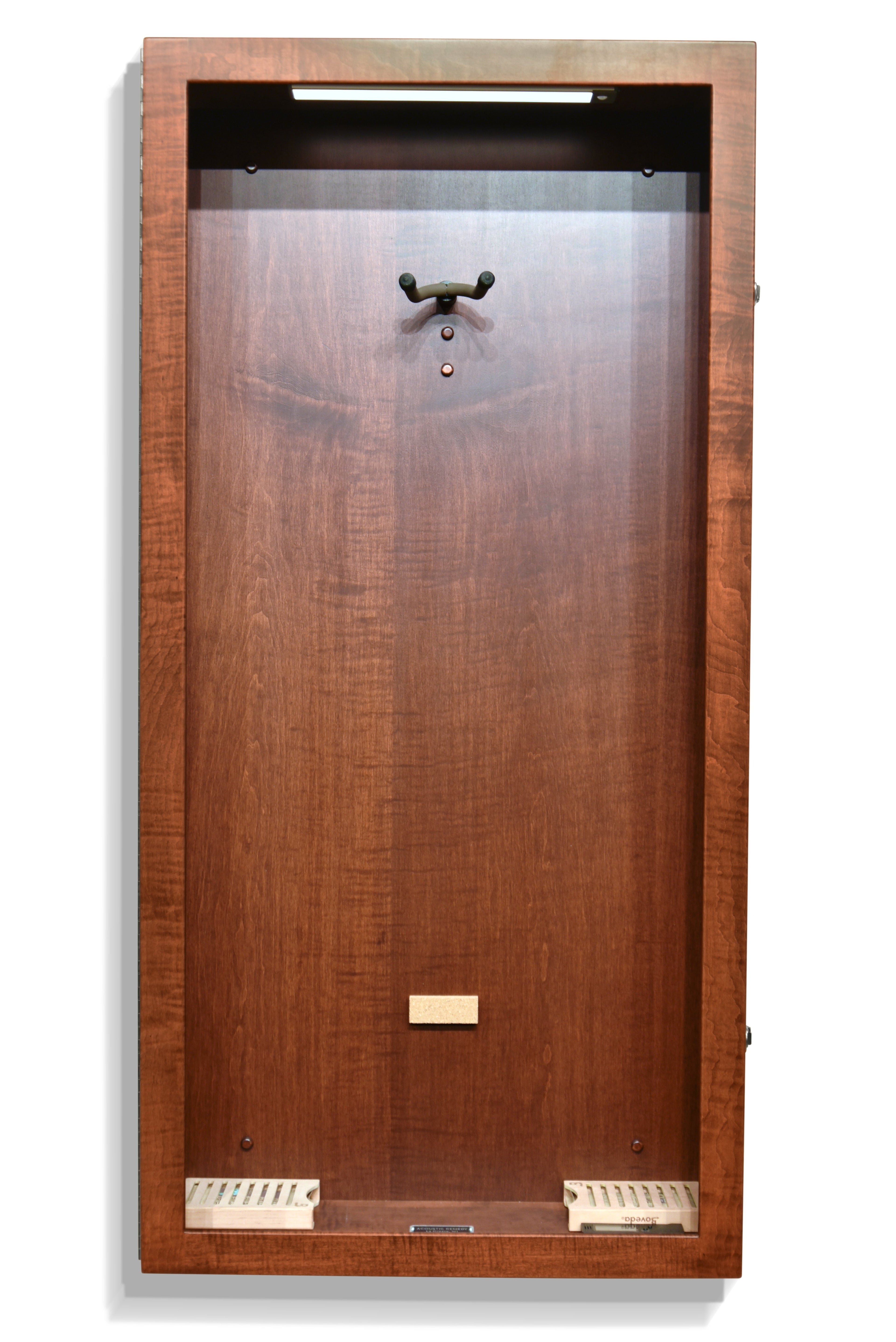 ClimaCase Rectangle Humidor - Flamed Maple with Acres Stain Acoustic Remedy Cases