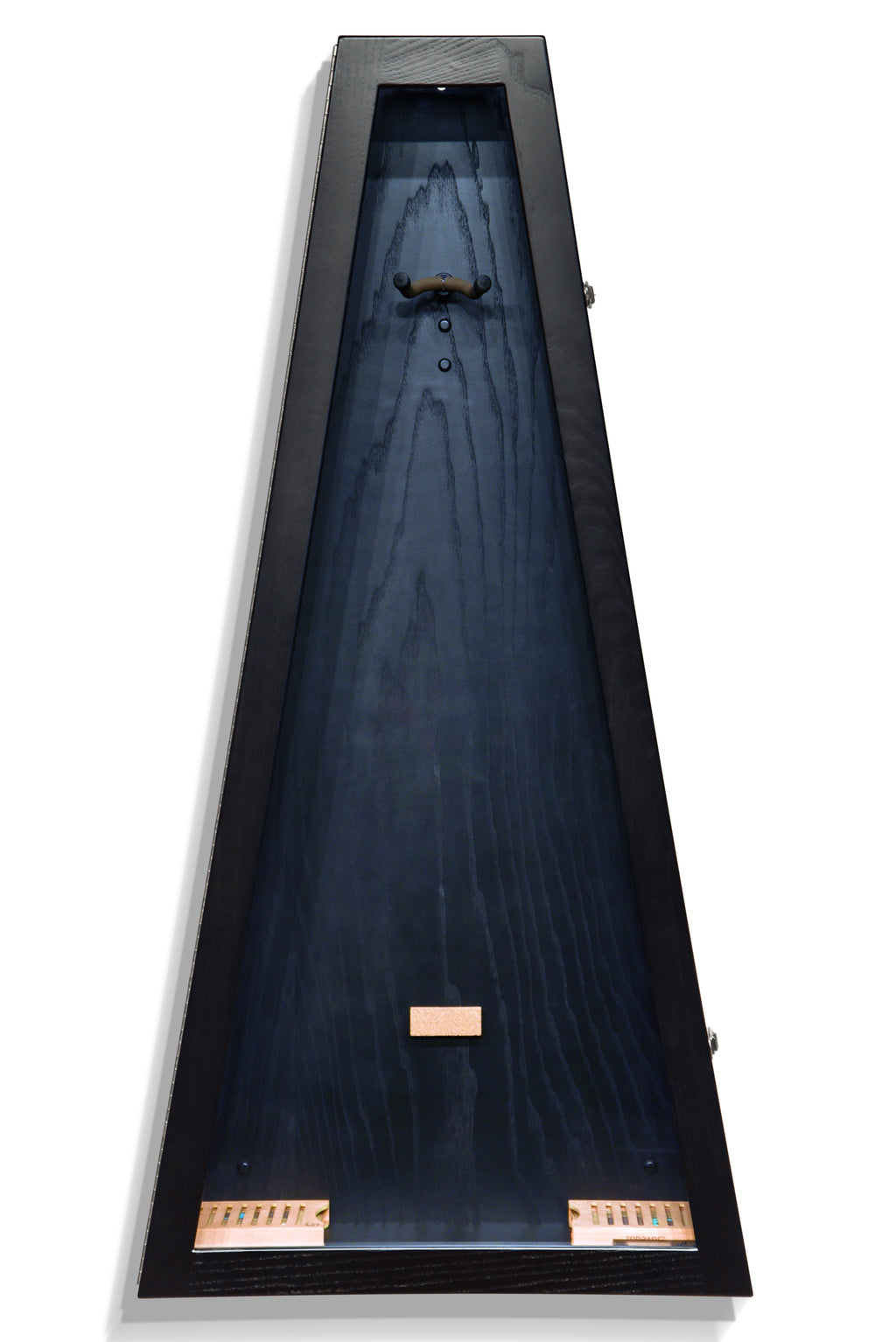 ClimaCase Triangle Humidor - Northern White Ash with Piano Black Acoustic Remedy Cases
