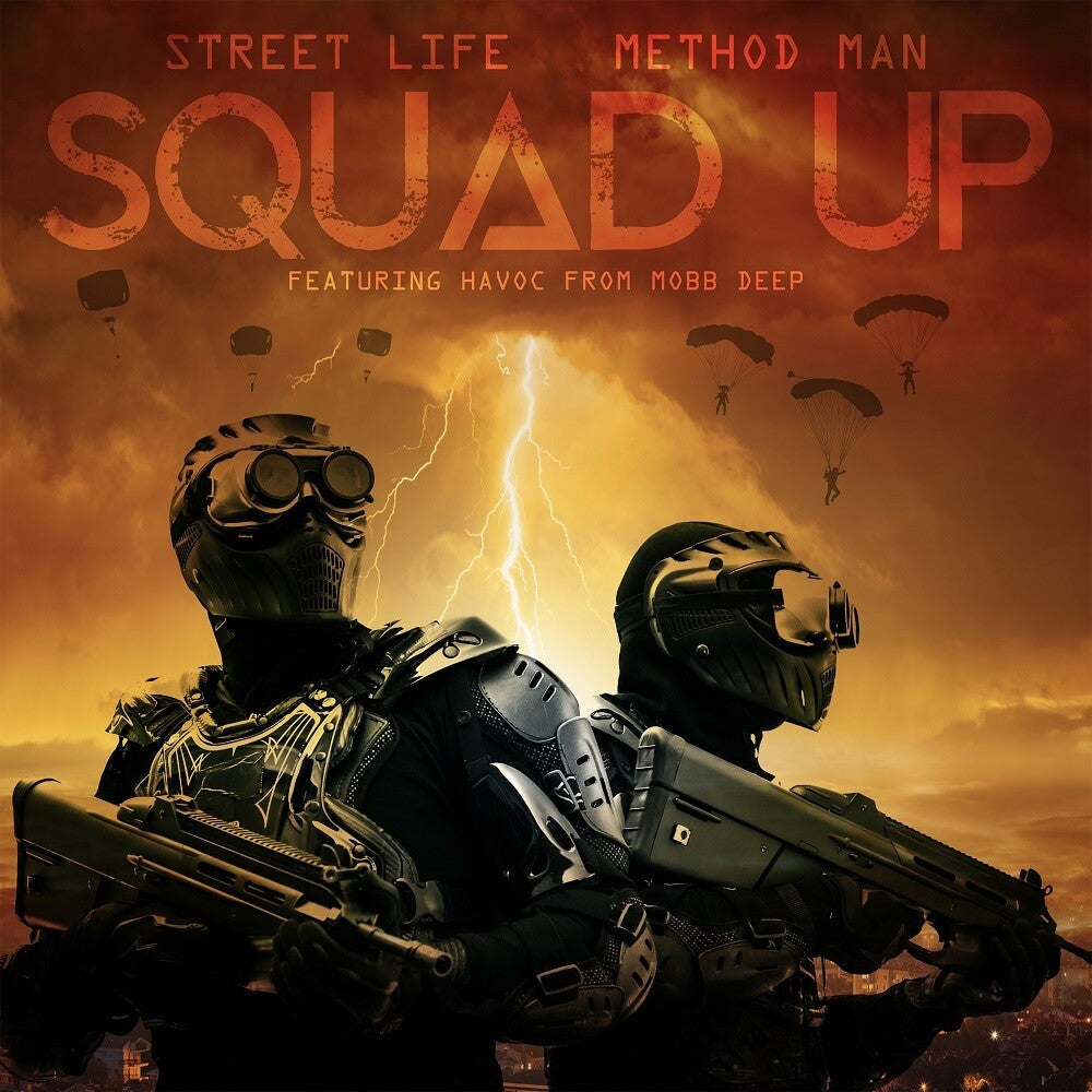Method Man & Street Life - Squad Up / Instrumental [7" Vinyl] Pale Blue Dot Records