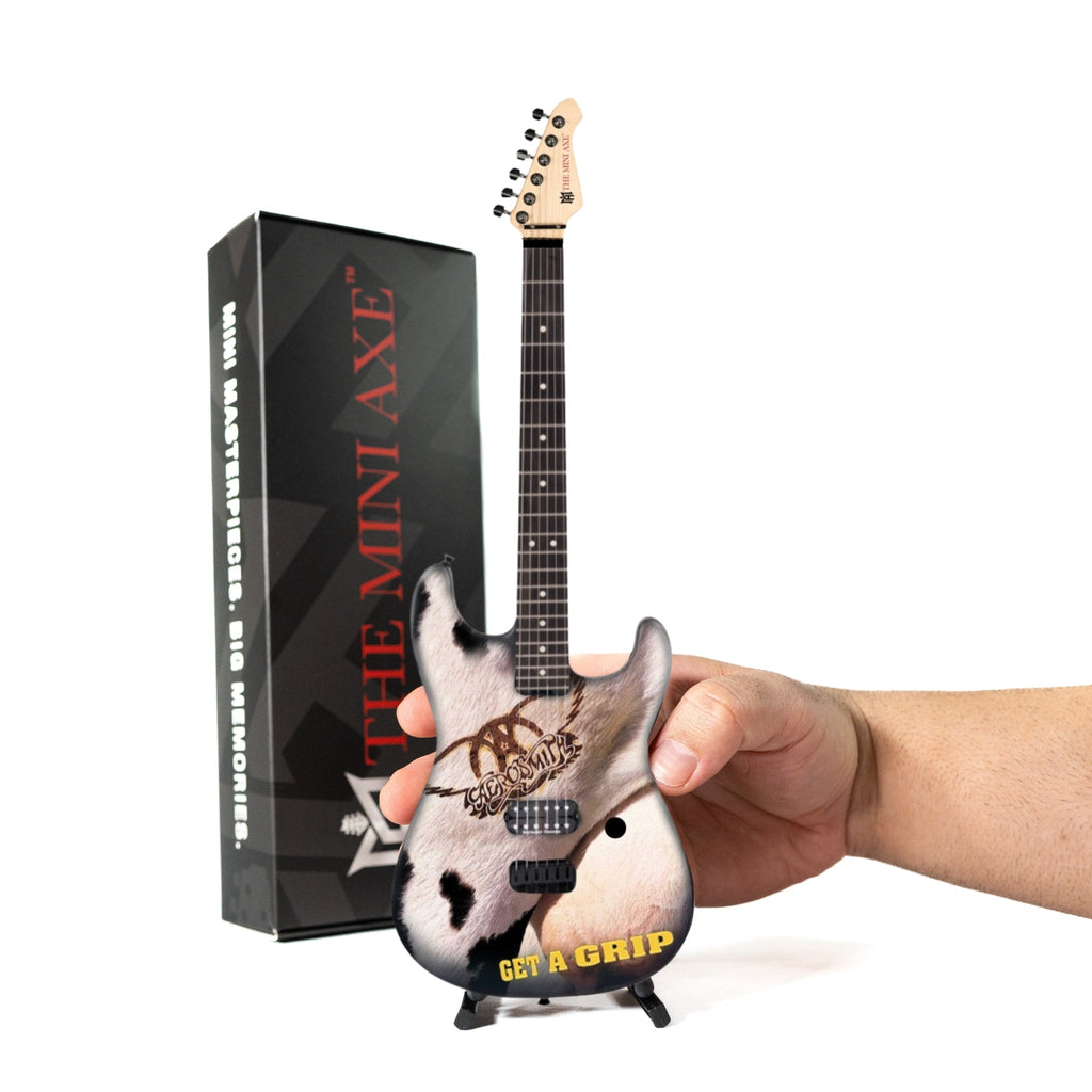 Aerosmith "Get A Grip" Collectible Miniature Guitar The Mini Axe