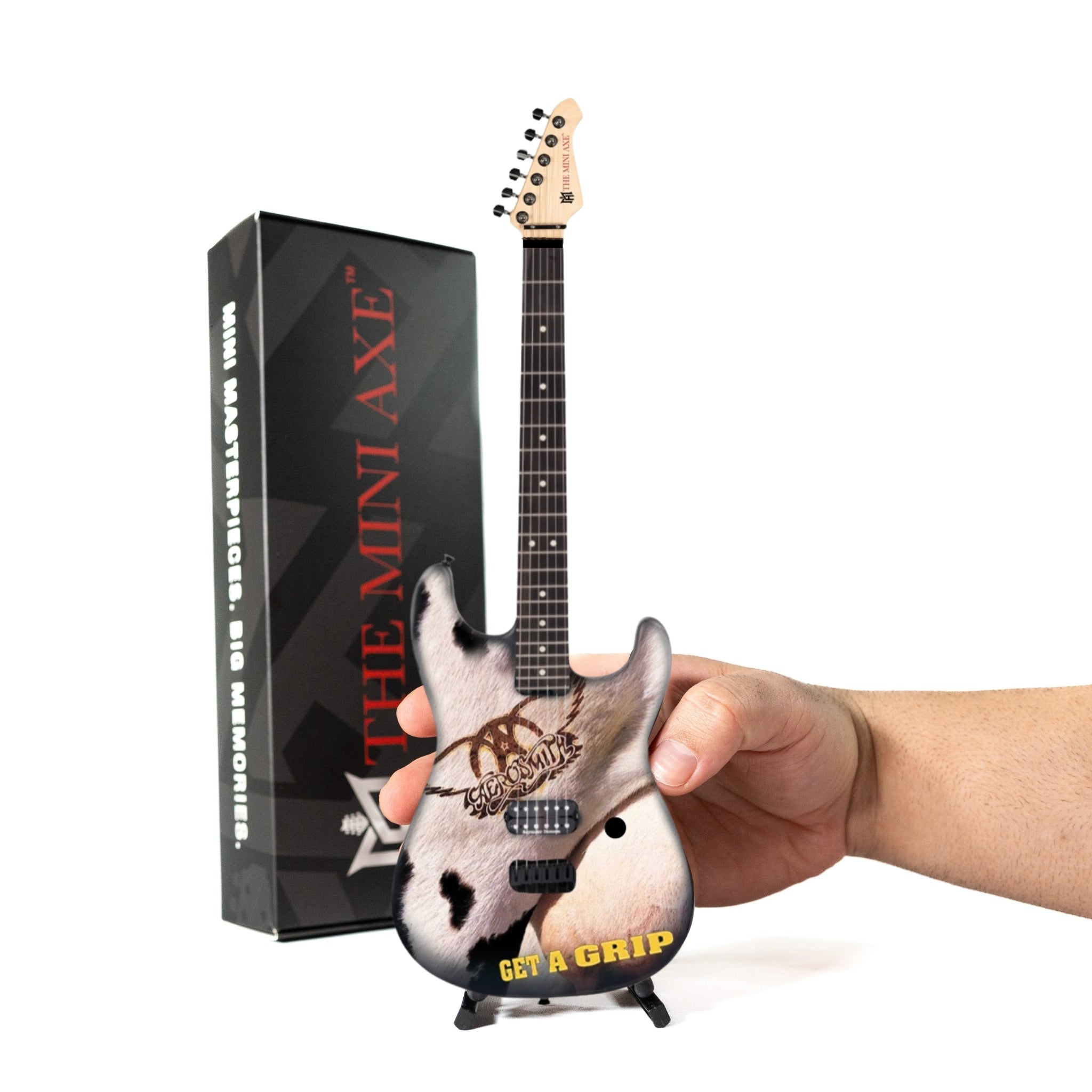 Aerosmith "Get A Grip" Collectible Miniature Guitar The Mini Axe