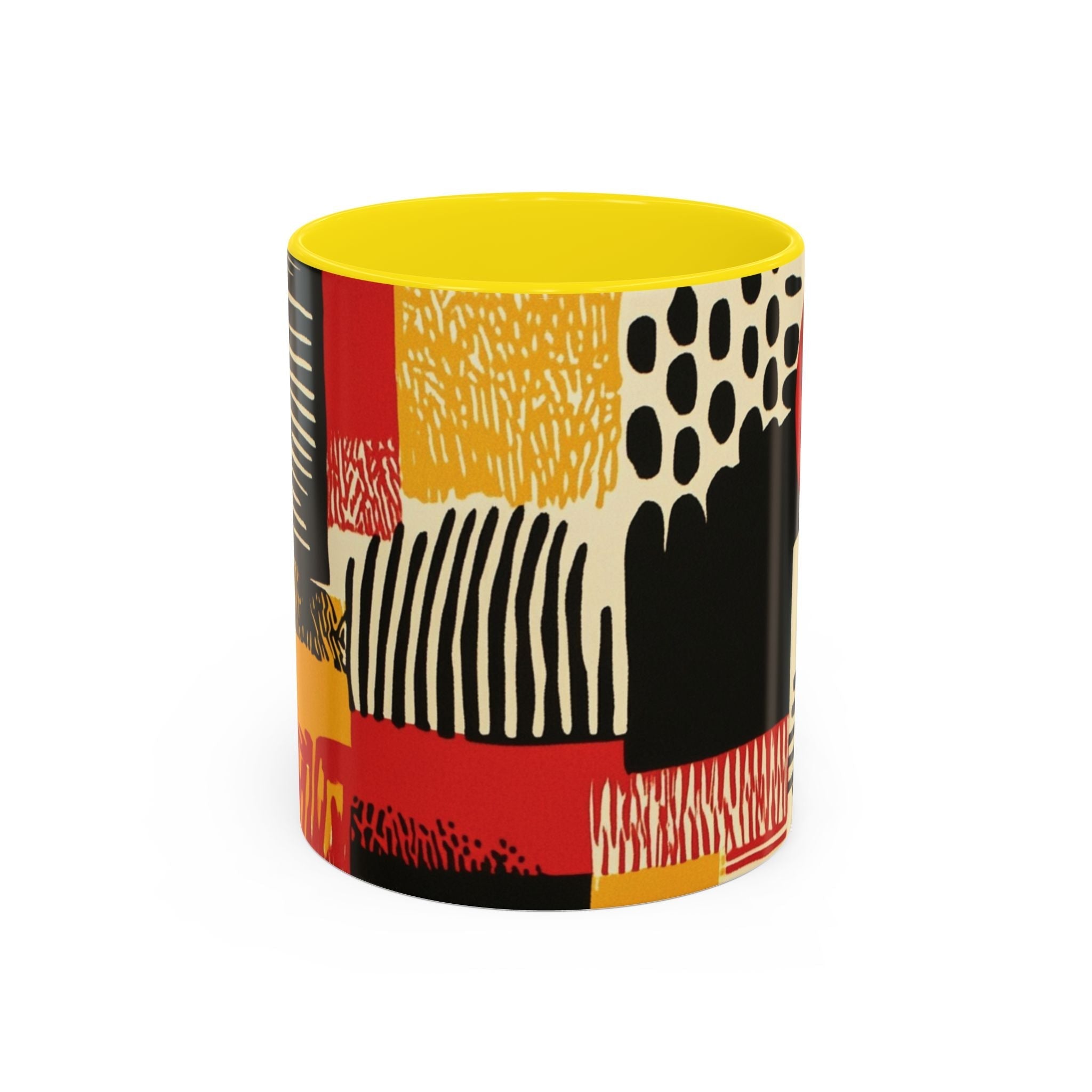 Modernist Textile Pattern Mug - 11oz Black Magic Social Club