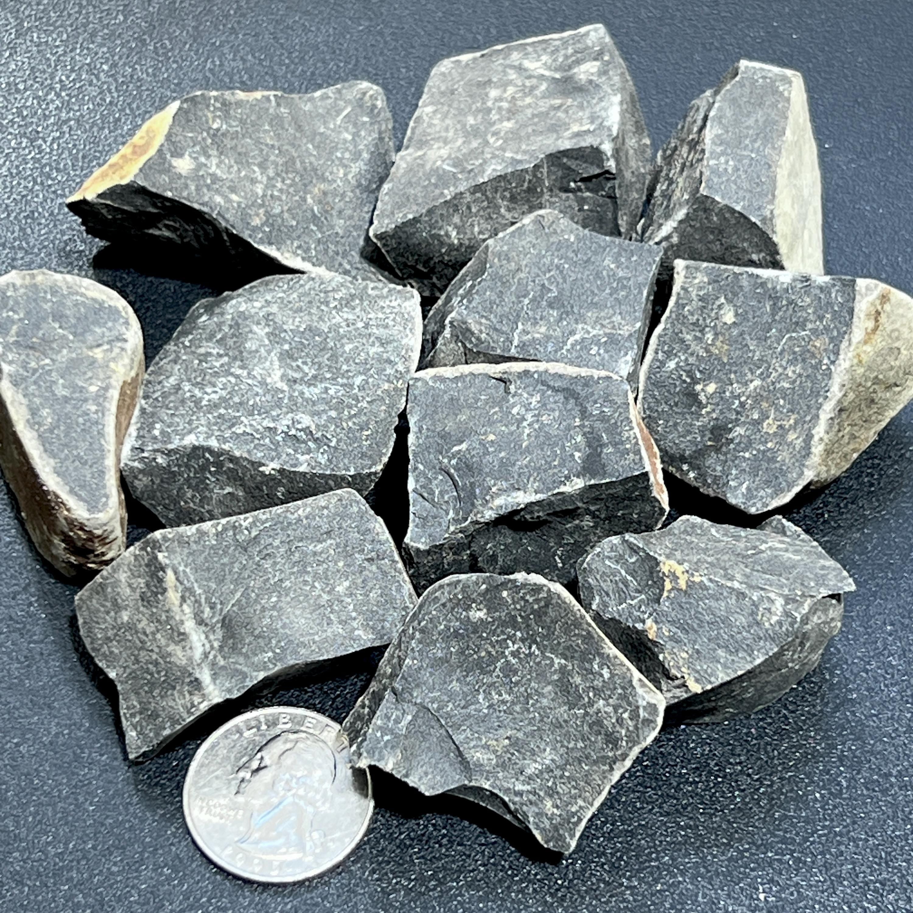 Black Agate Rough Raw Stones (By The Piece or Pound) Wholesale Amazing Crystals