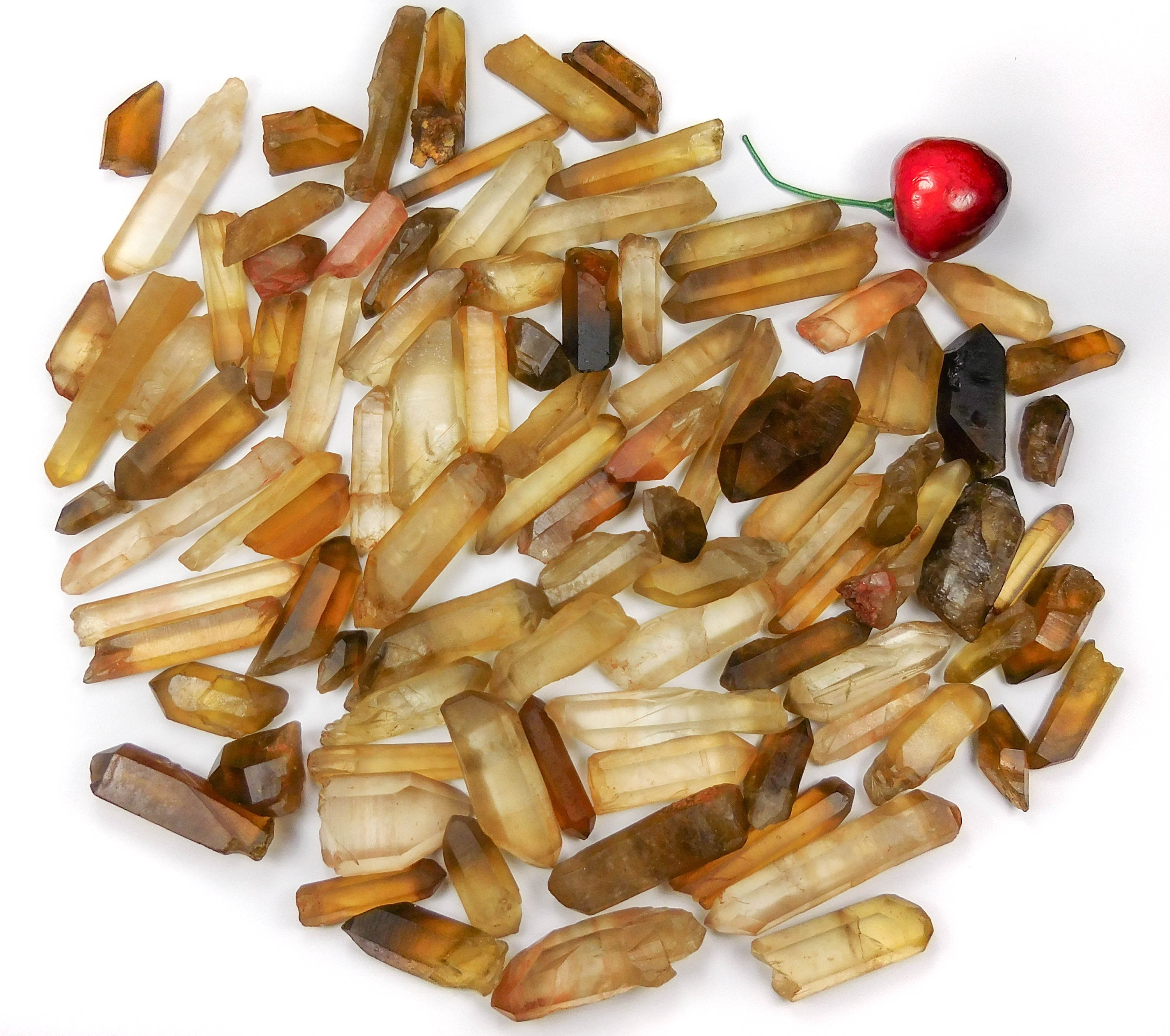 Natural Untreated Citrine Crystal Point (3 pcs ) from Congo Rough Raw Stones Healing Cryatals And Stones Amazing Crystals