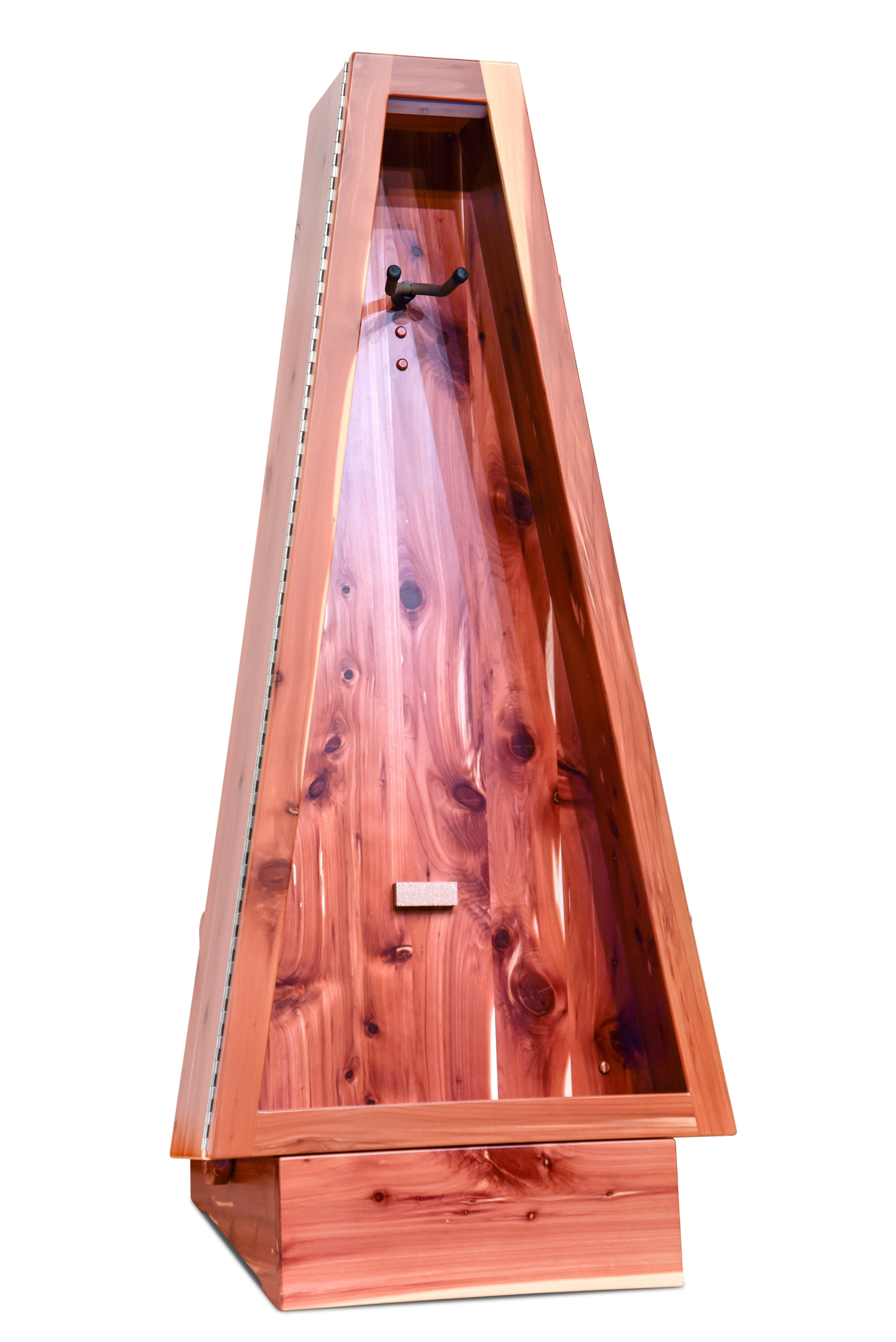 ClimaStand Triangle Humidor with Base - Cedar Acoustic Remedy Cases