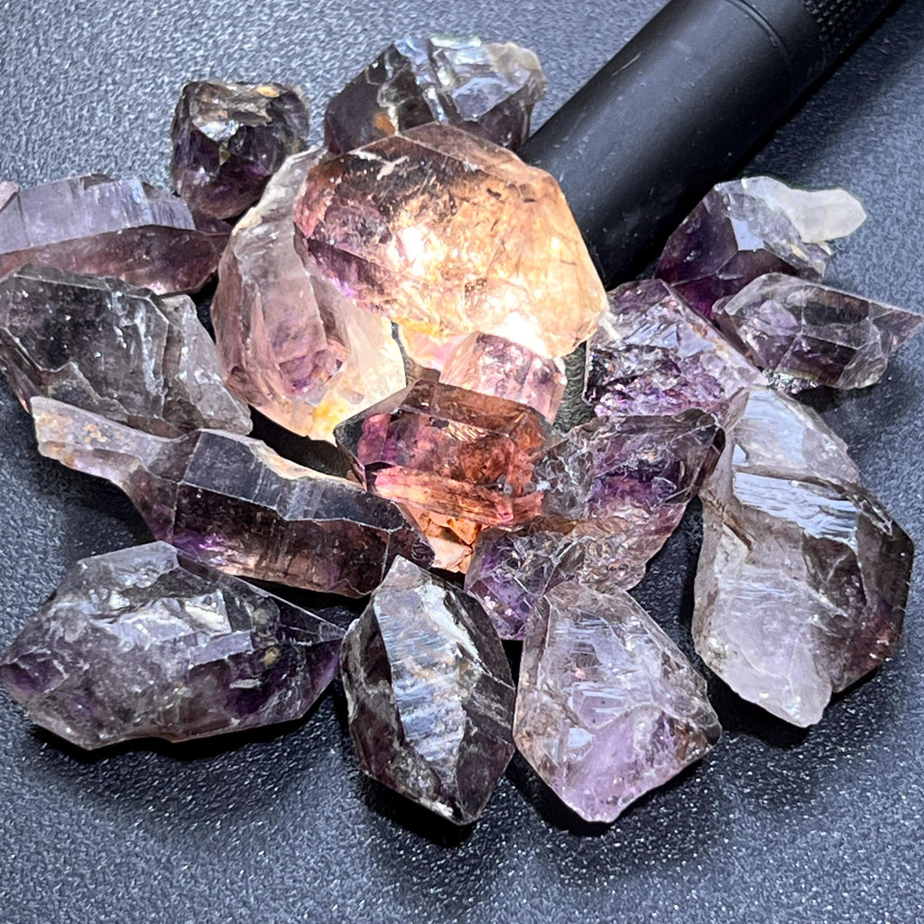Smoky Shangaan Amethyst Points And Scepters From Zimbabwe Amazing Crystals