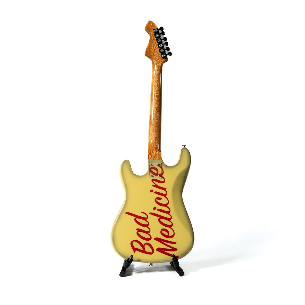 Bon Jovi Slippery When Wet Collectible Miniature Guitar The Mini Axe