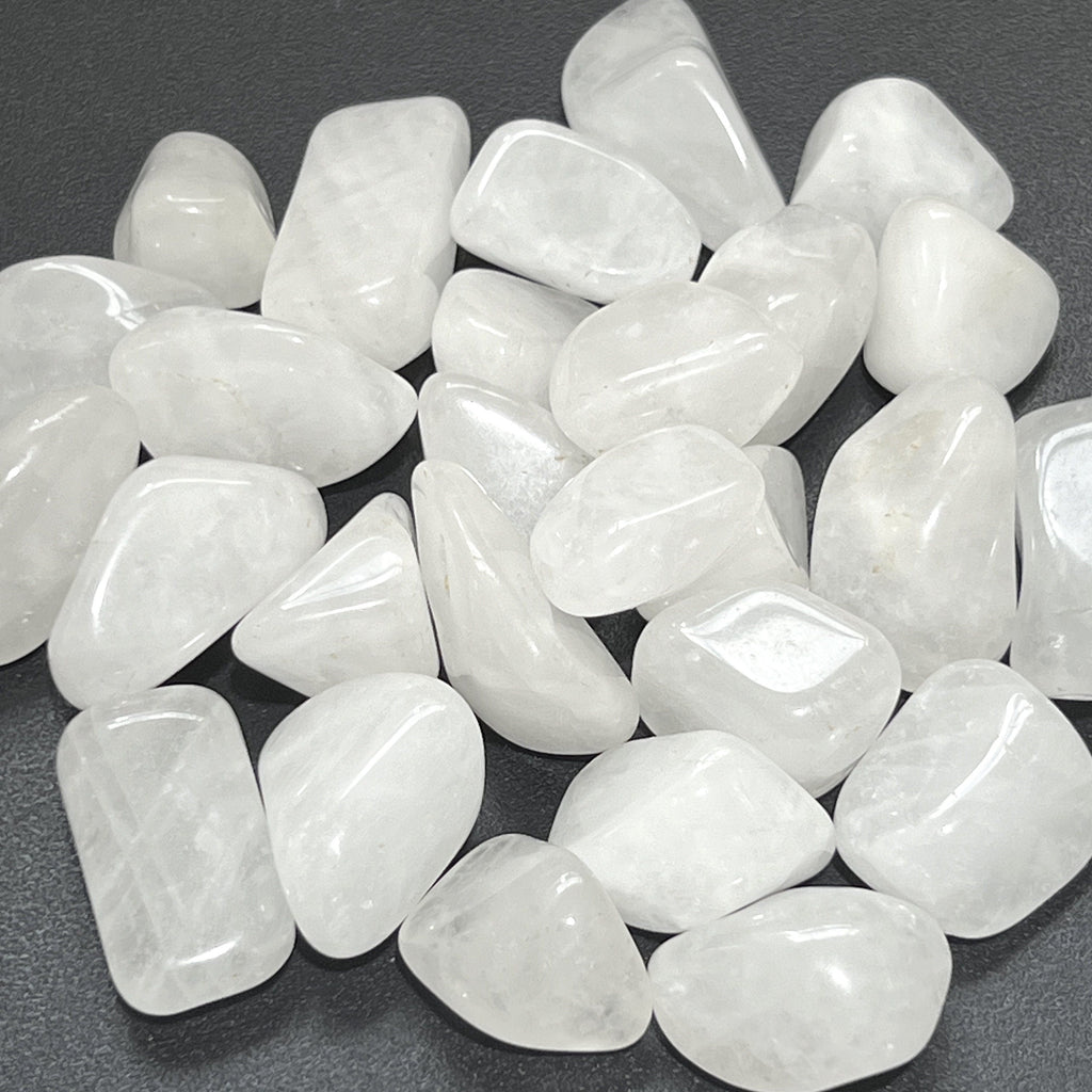 White Quartz Crystal Tumbled Stones (By The Piece or Pound) Wholesale Amazing Crystals