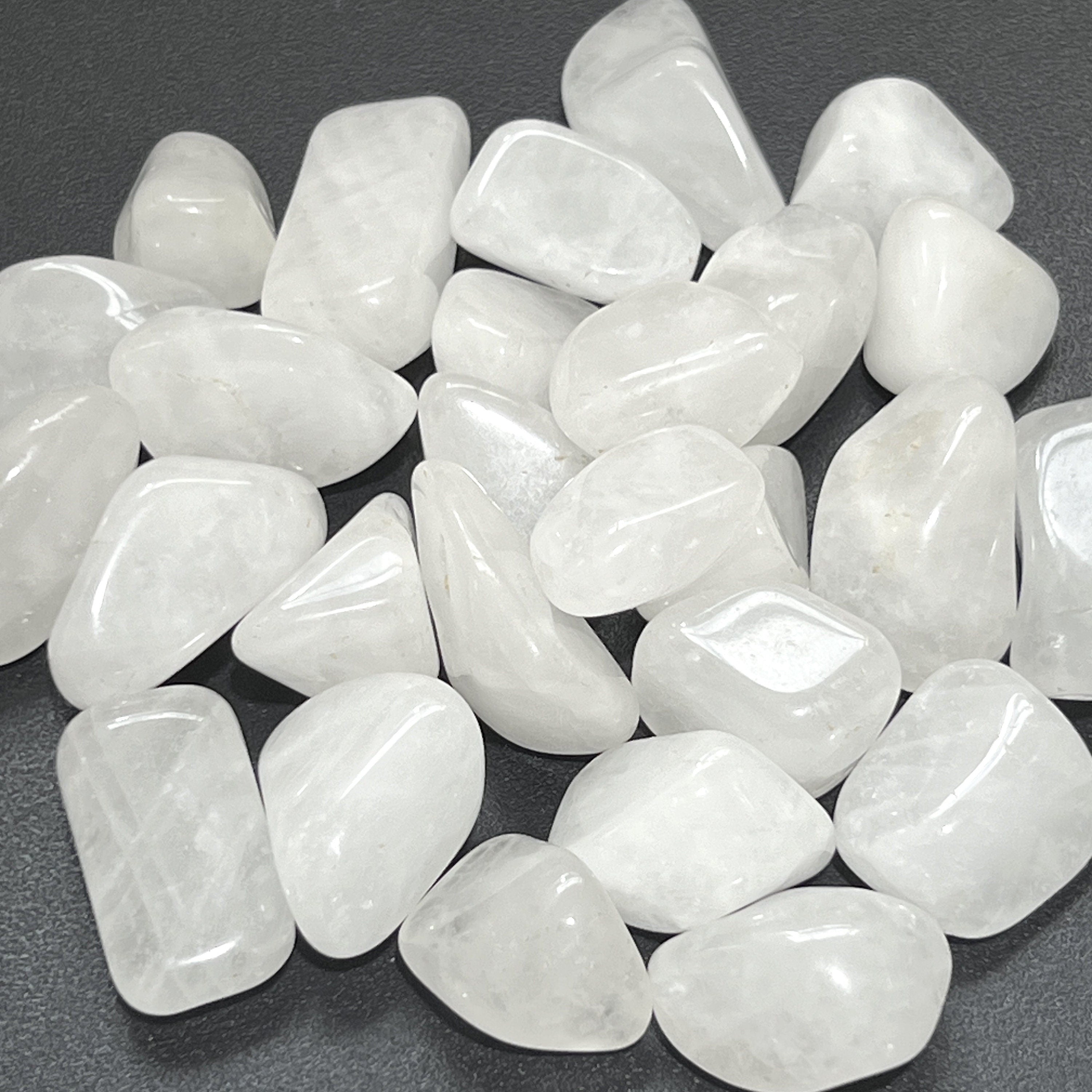 White Quartz Crystal Tumbled Stones (By The Piece or Pound) Wholesale Amazing Crystals