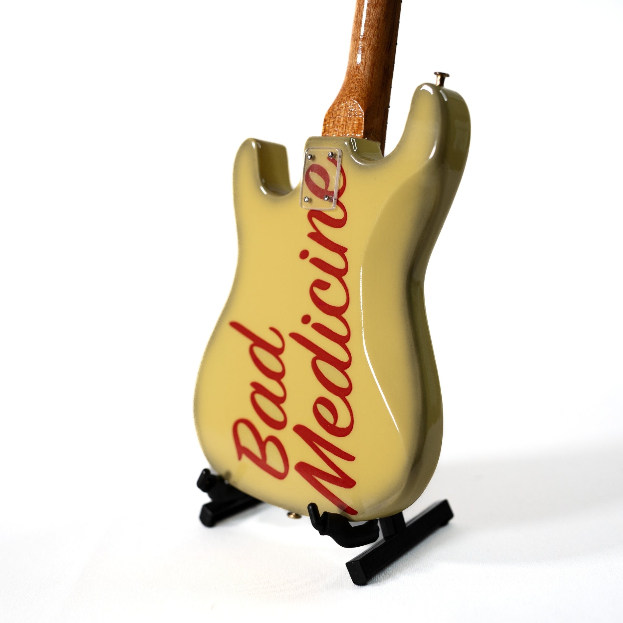 Bon Jovi Slippery When Wet Collectible Miniature Guitar The Mini Axe