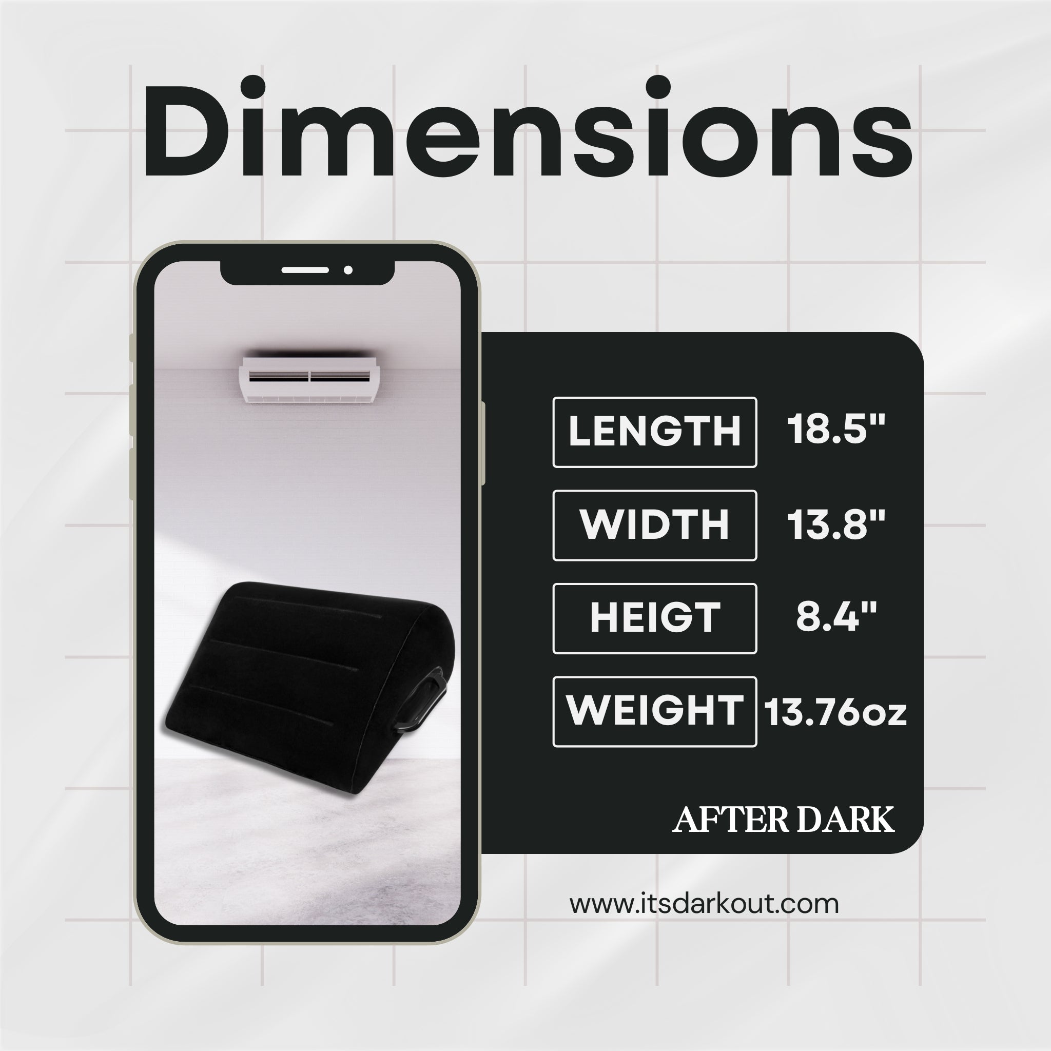 VelourThrust Inflatable Sex Positions Wedge After Dark USA