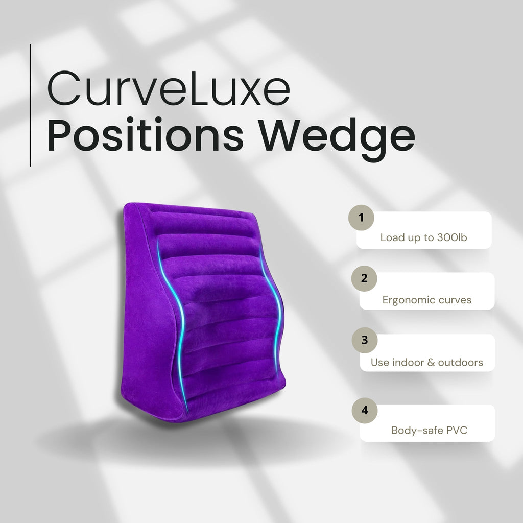 CurveLuxe Inflatable Sex Positions Pillow After Dark USA