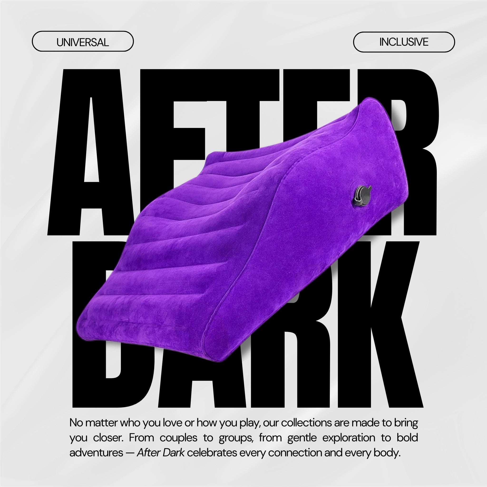 CurveLuxe Inflatable Sex Positions Pillow After Dark USA