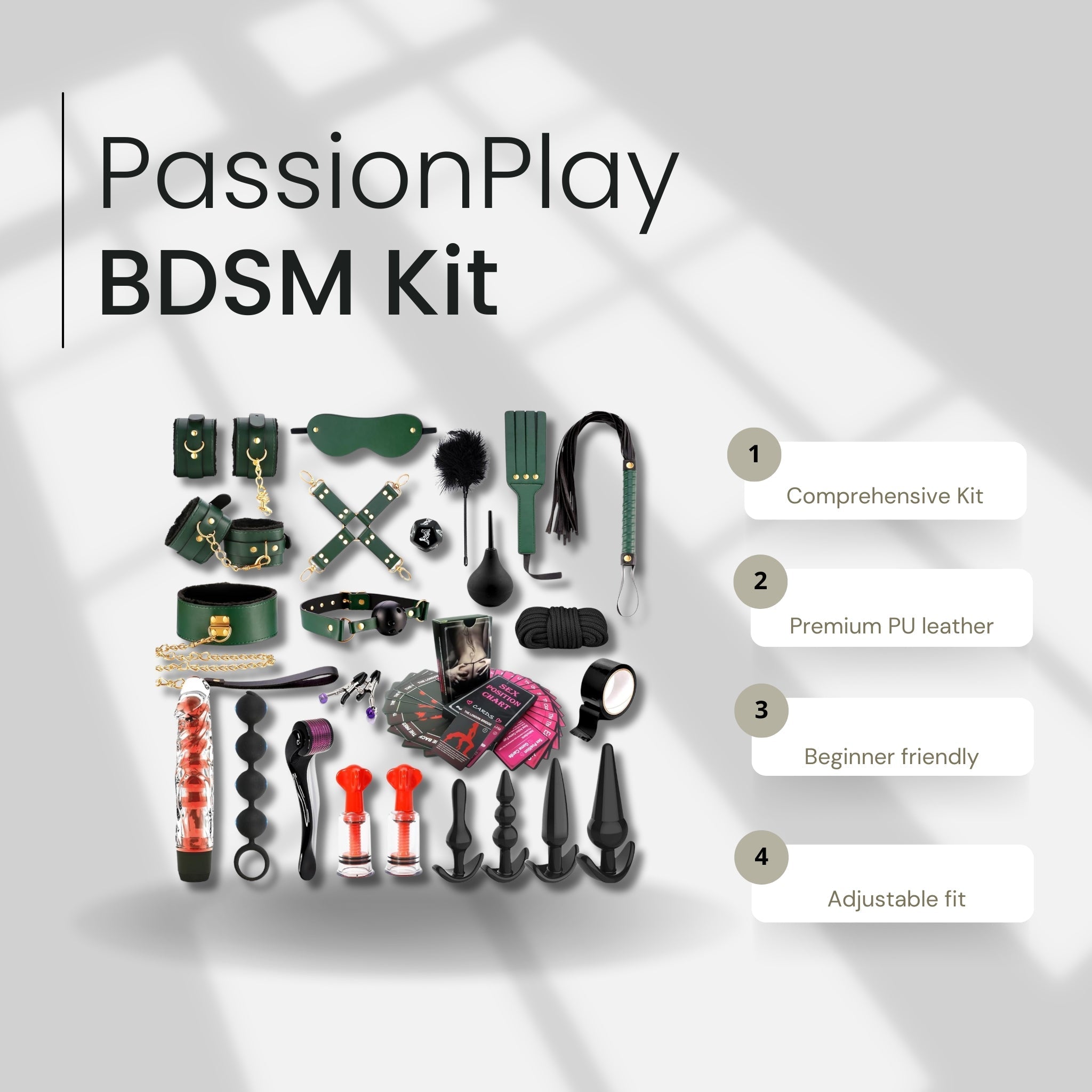 PassionPlay Premium BDSM Play Kit After Dark USA