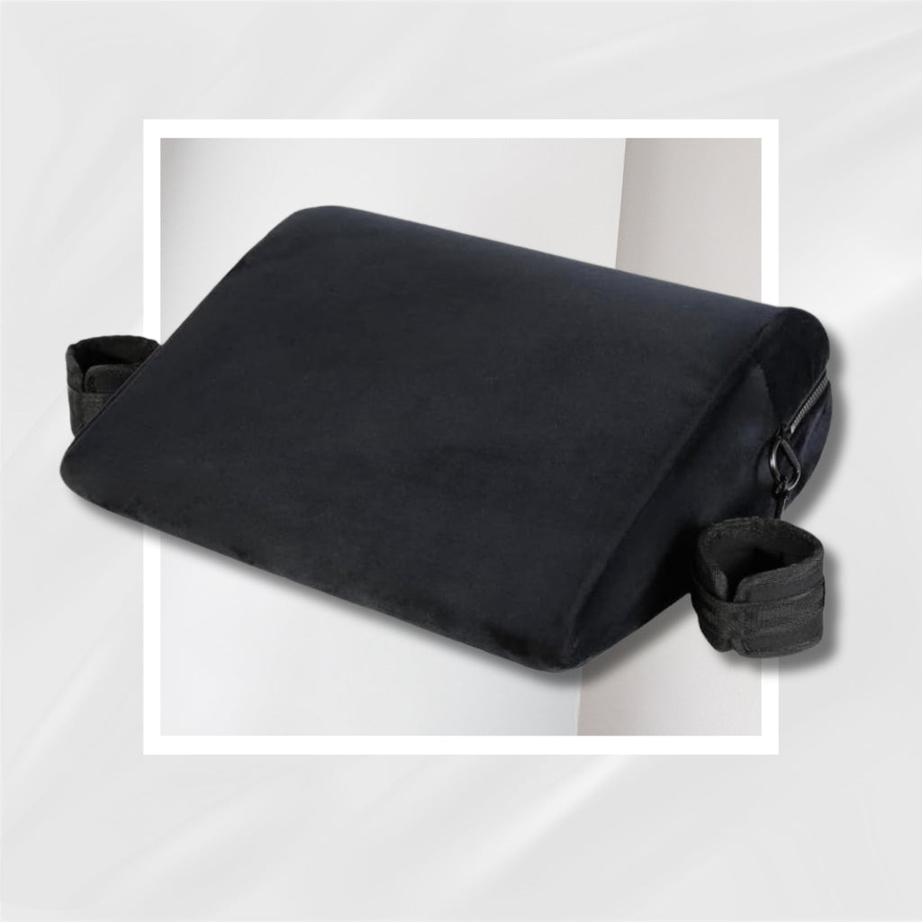 VelvetBond Position Pillow with Cuffs After Dark USA