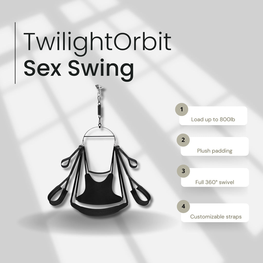 TwilightOrbit 360° Adjustable Sex Swing After Dark USA