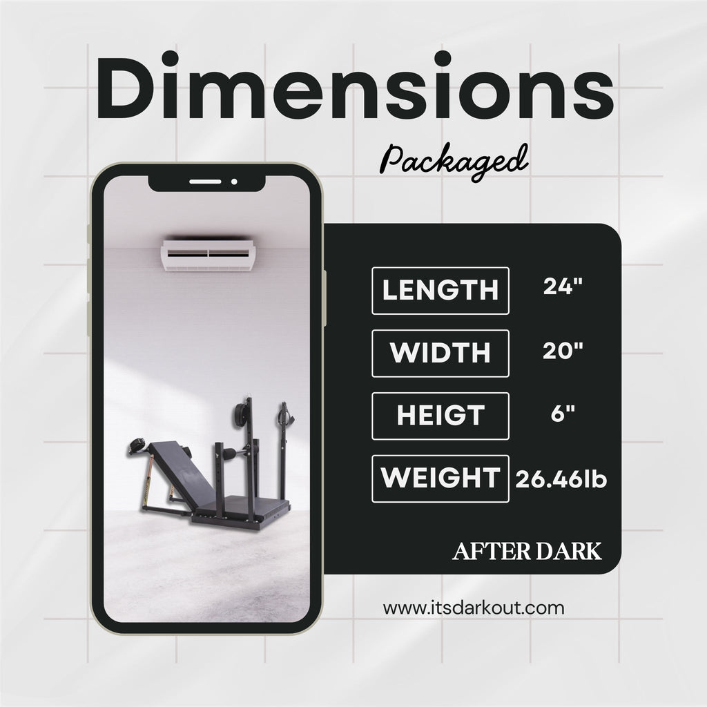 MidnightBound Adjustable Bondage Bench After Dark USA