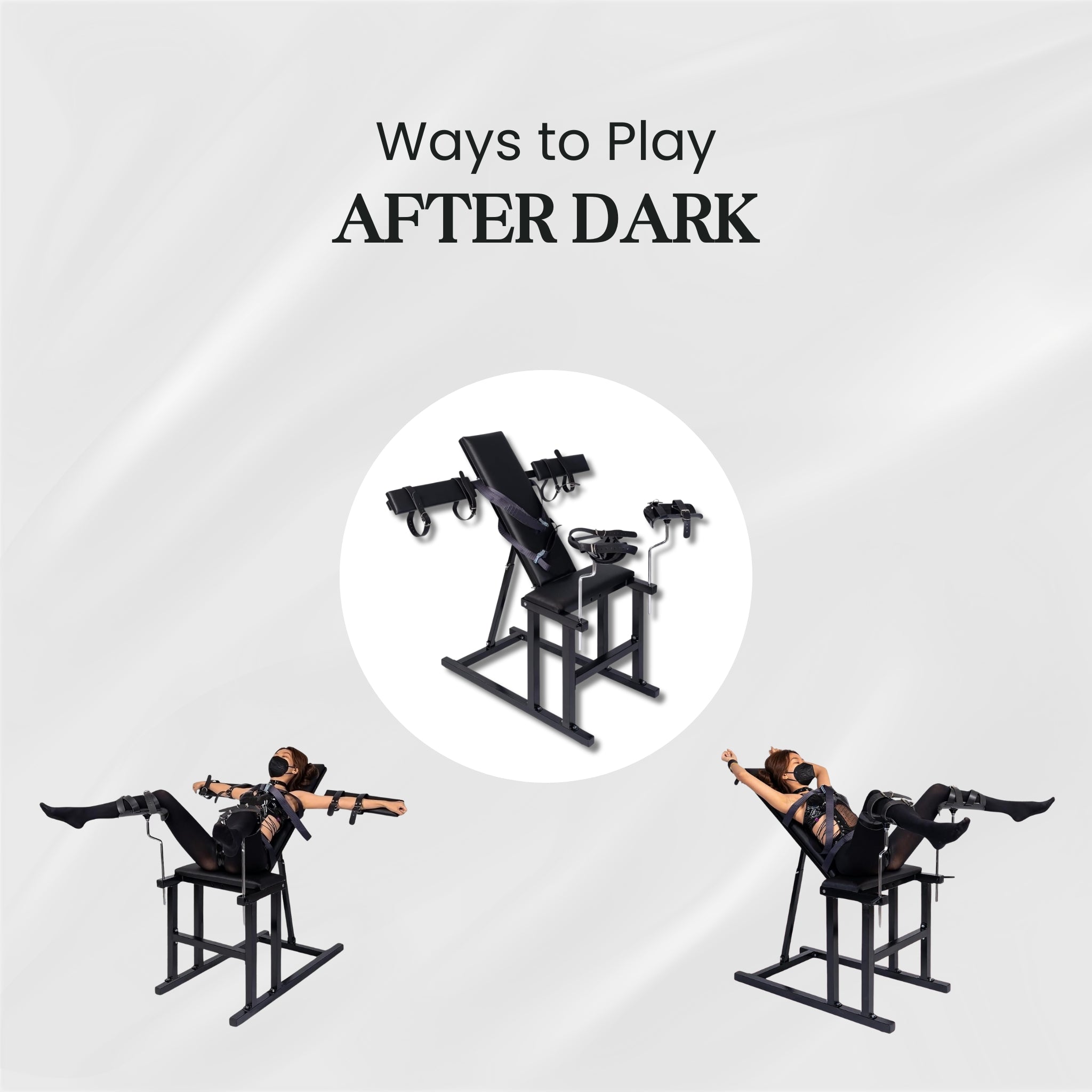 ObsidianDawn Adjustable Bondage Bench After Dark USA