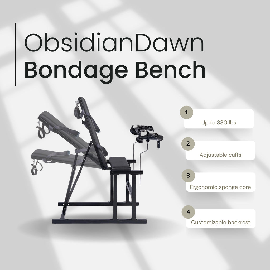 ObsidianDawn Adjustable Bondage Bench After Dark USA