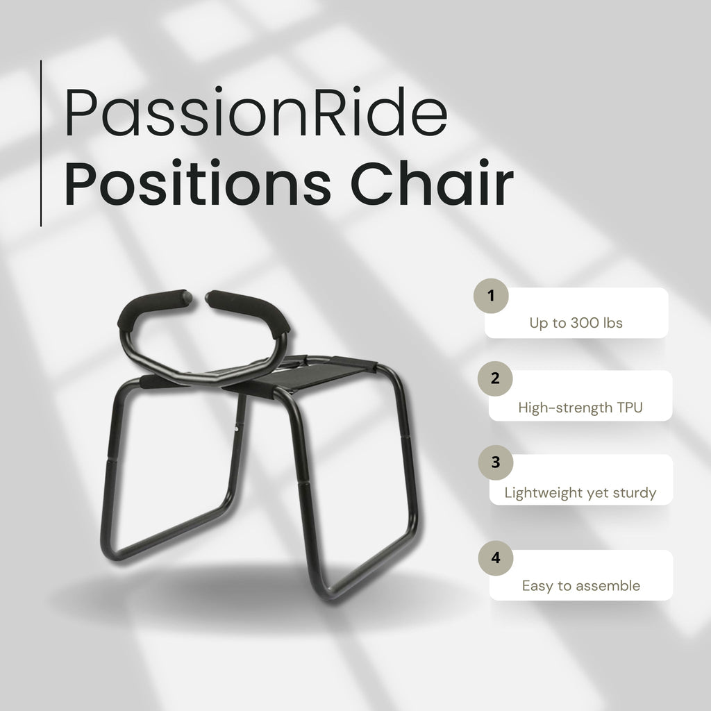 PassionRide Multifunction Sex Position Enhancer Chair with Handrail After Dark USA