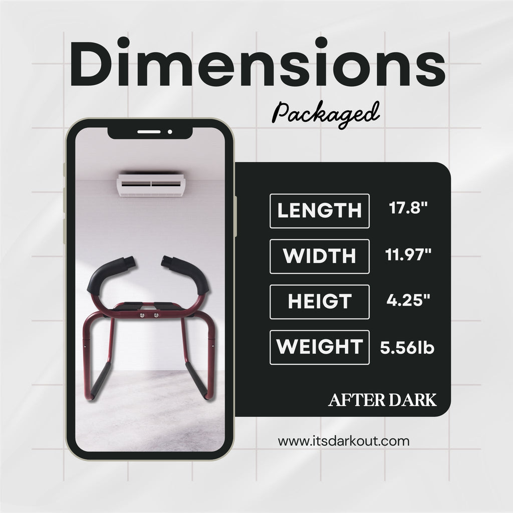 ScarletMotion Large Sex Position Enhancer Chair with Handrail After Dark USA