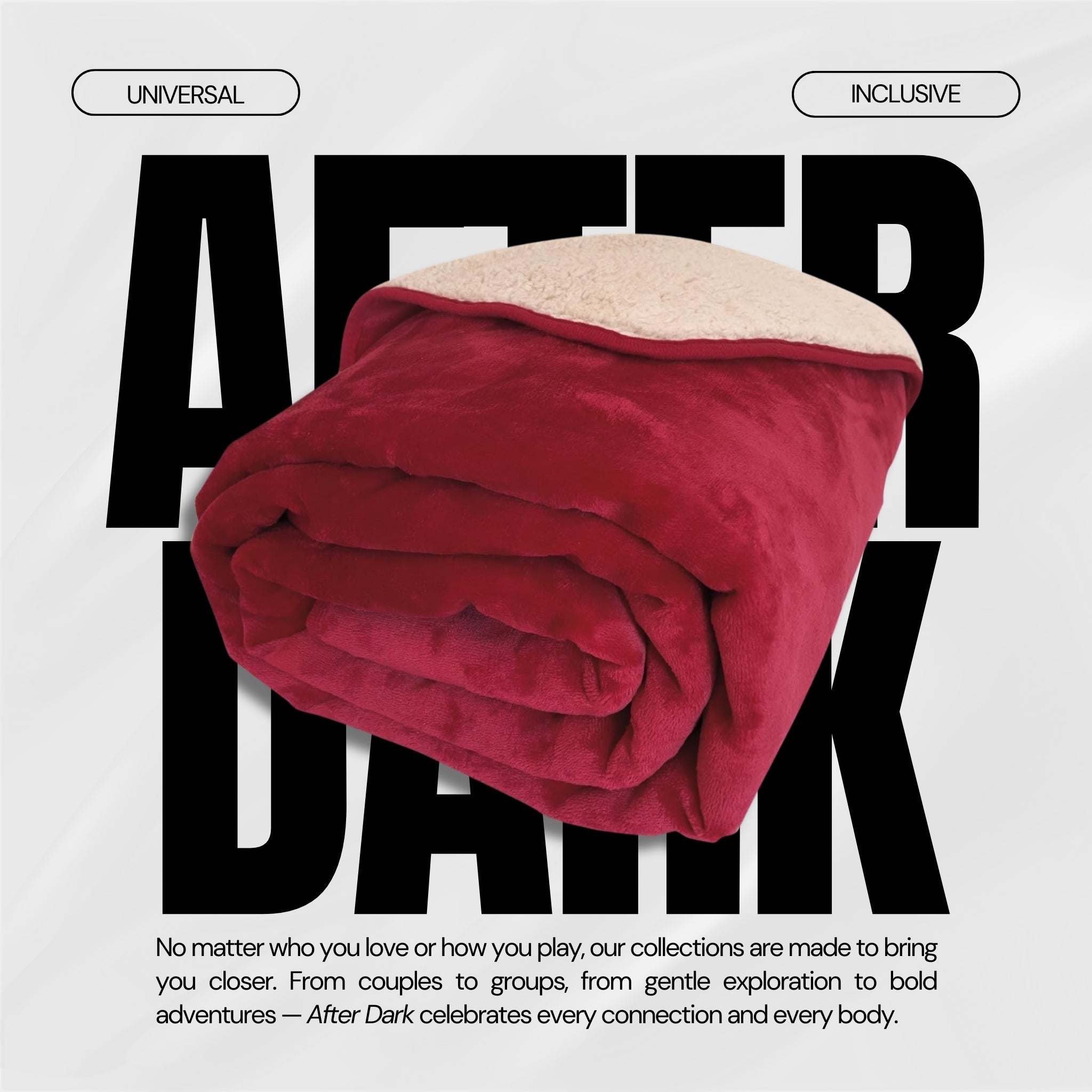 CrimsonShield Waterproof Intimacy Blanket After Dark USA