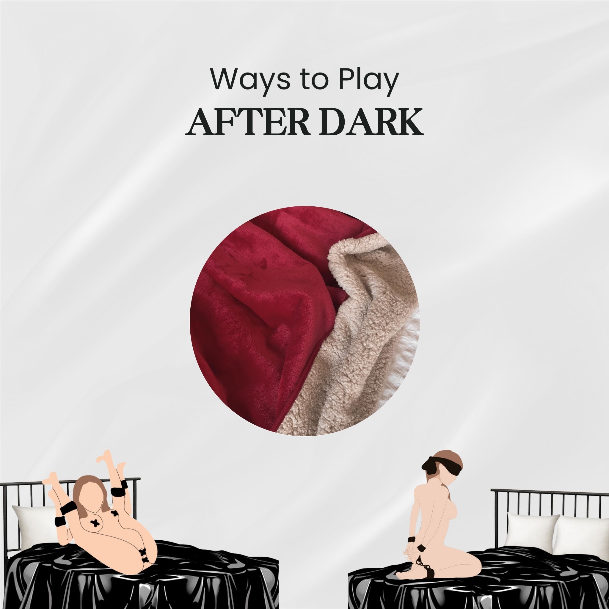 CrimsonShield Waterproof Intimacy Blanket After Dark USA