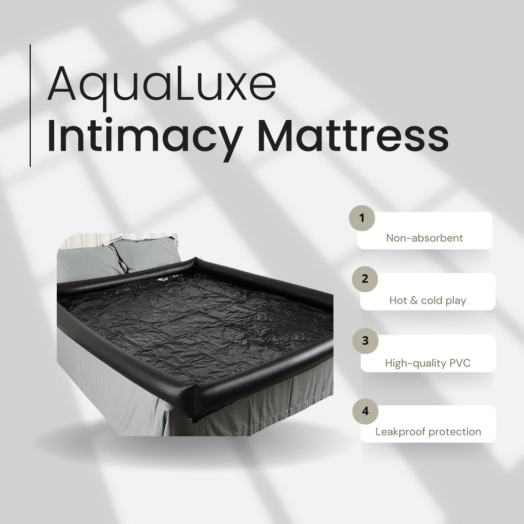 AquaLuxe Inflatable Waterproof Sex Massage Mattress After Dark USA
