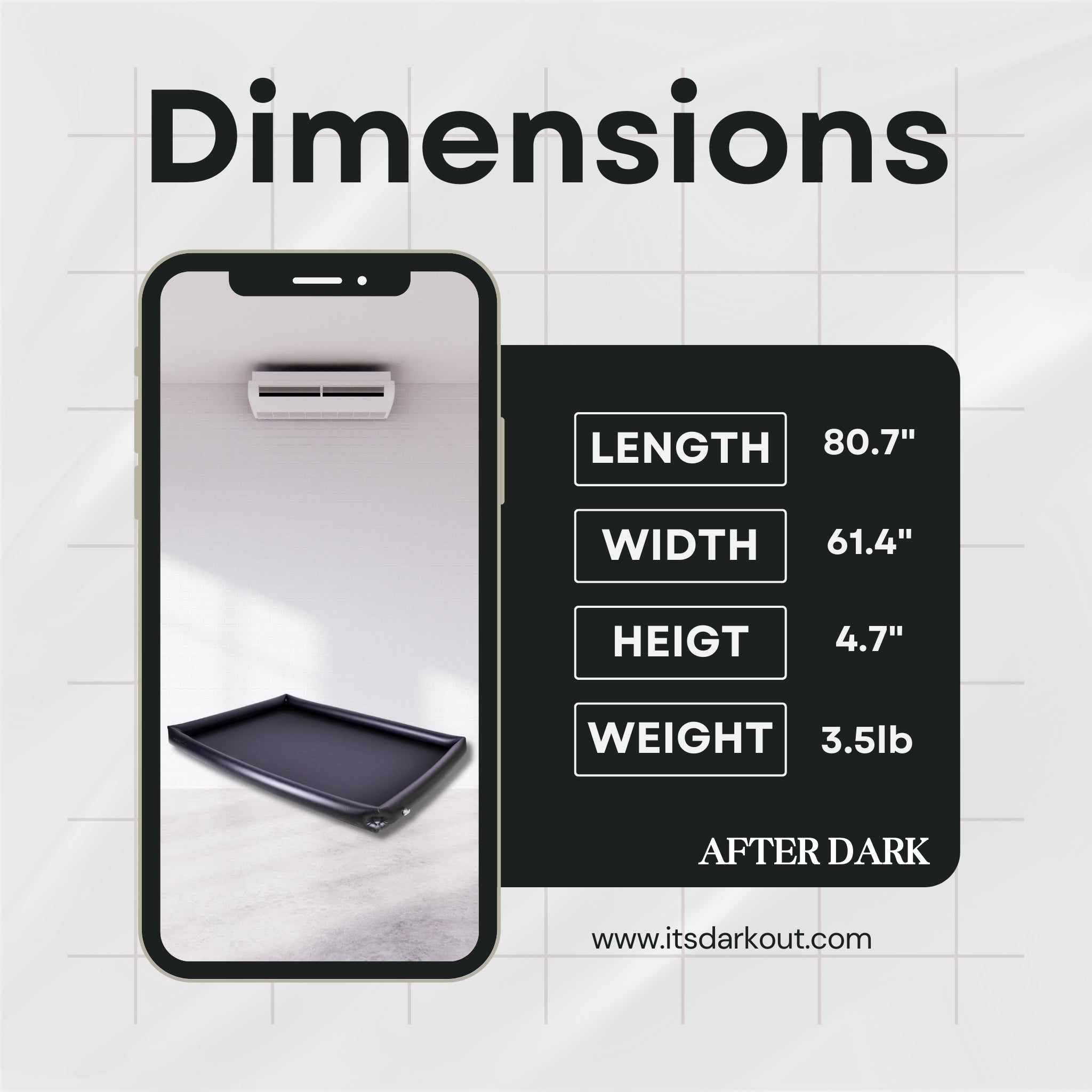 AquaLuxe Inflatable Waterproof Sex Massage Mattress After Dark USA