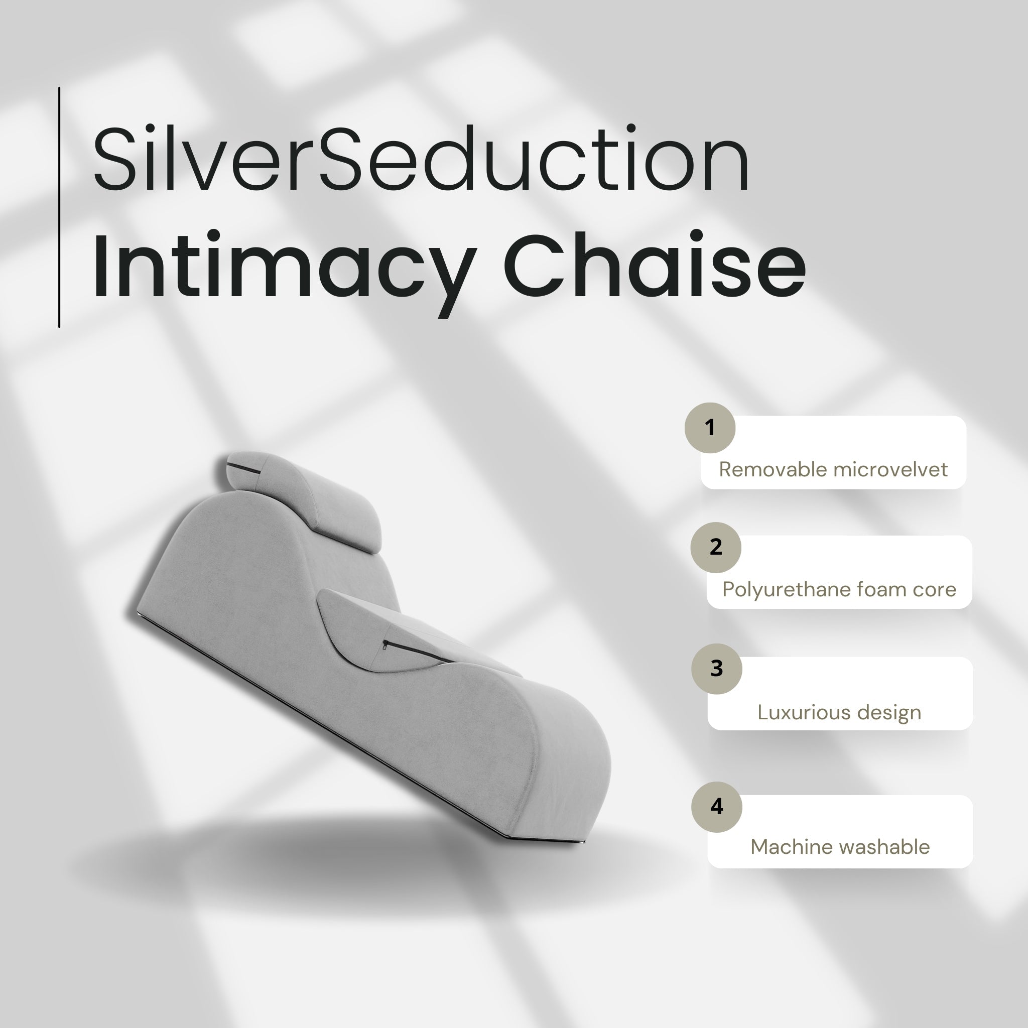 SilverSeduction Lounge – Erotic Sex Chaise Chair After Dark USA