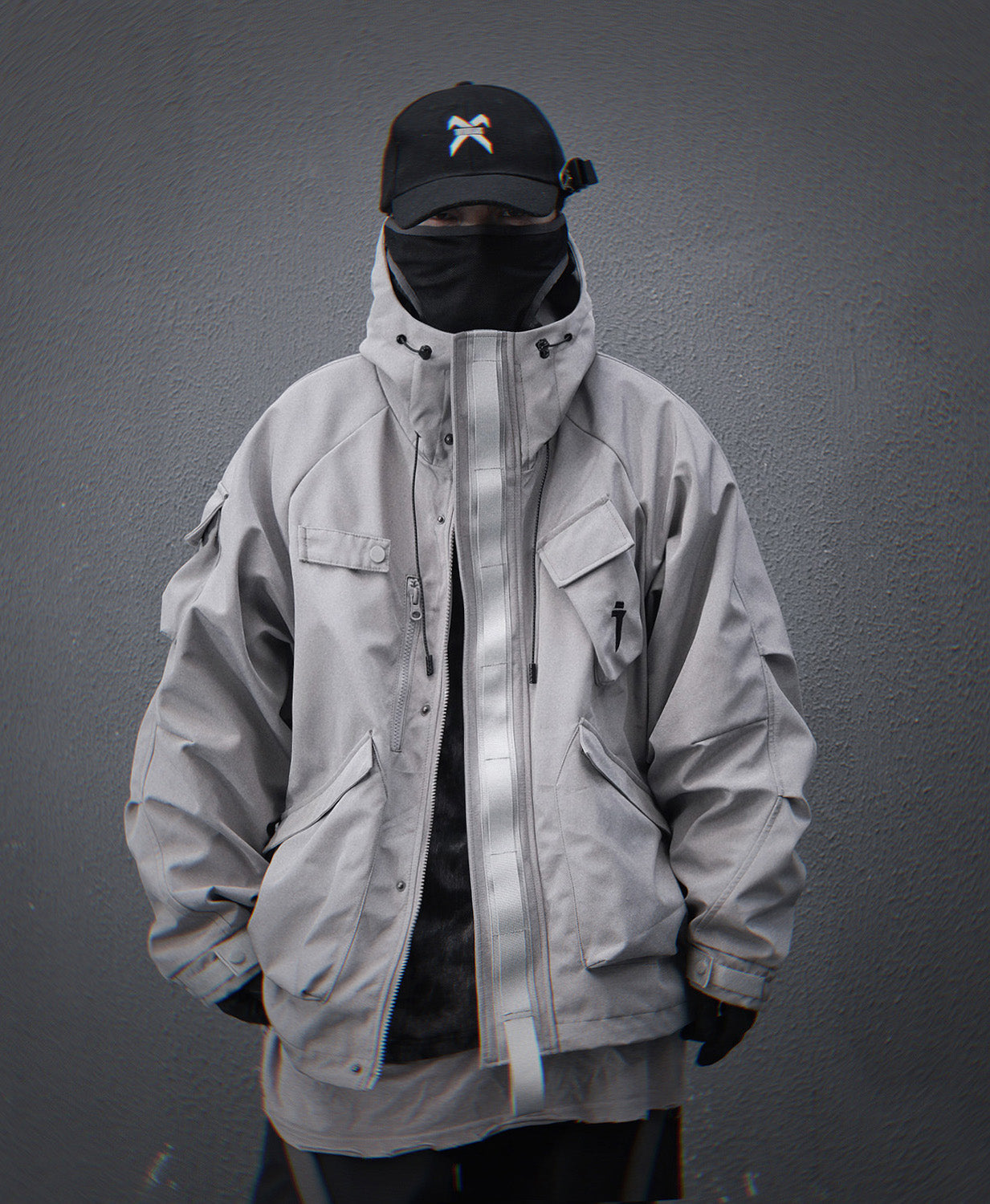 HiJ39 Grey Retaliation Jacket Niepce