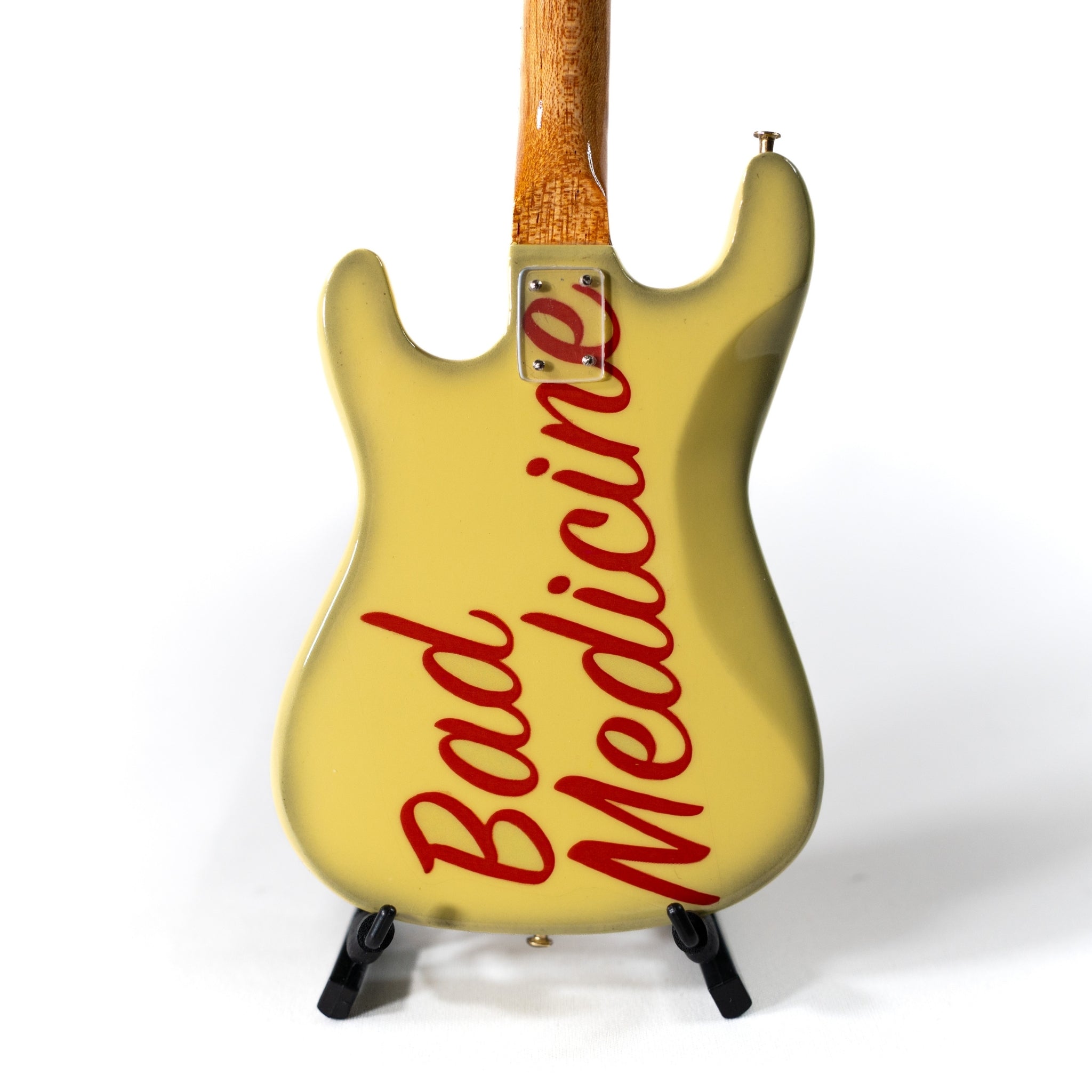Bon Jovi Slippery When Wet Collectible Miniature Guitar The Mini Axe