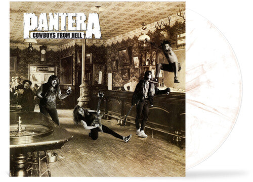 Pantera - Cowboys From Hell (Limited Edition White & Whiskey Brown Marble Colored Vinyl) Pale Blue Dot Records