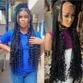 Fulani cornrows with curly tips HOL stores