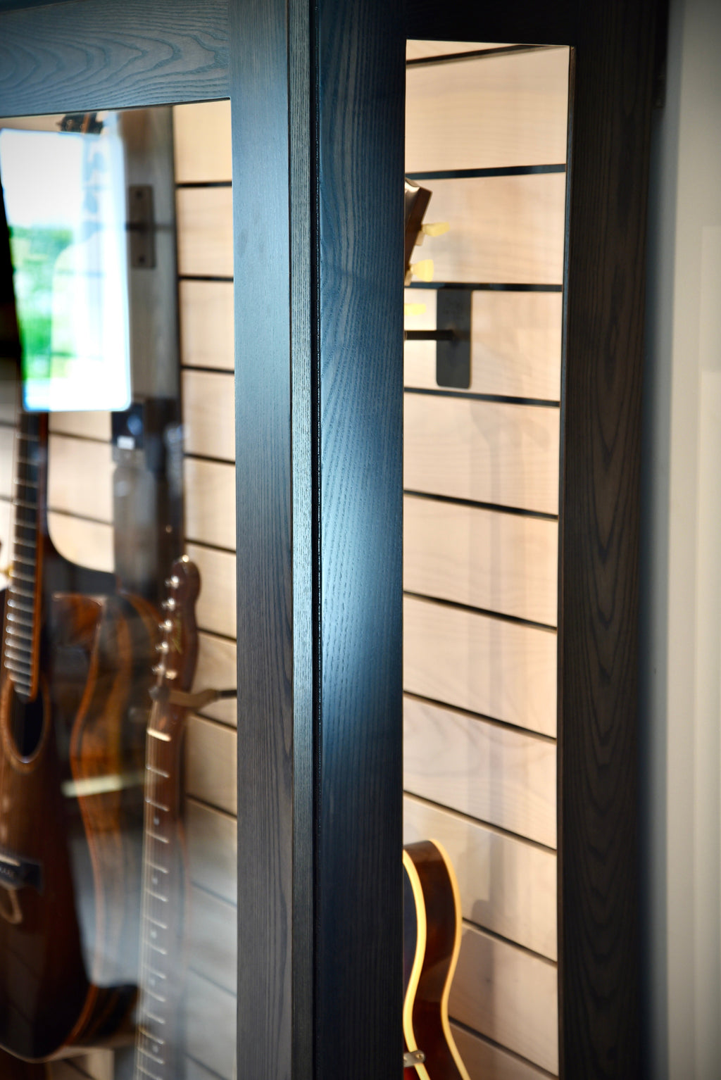 Low Depth ClimaCab V | Charcoal Northern White Ash with Whitewash Slat Wall Acoustic Remedy Cases