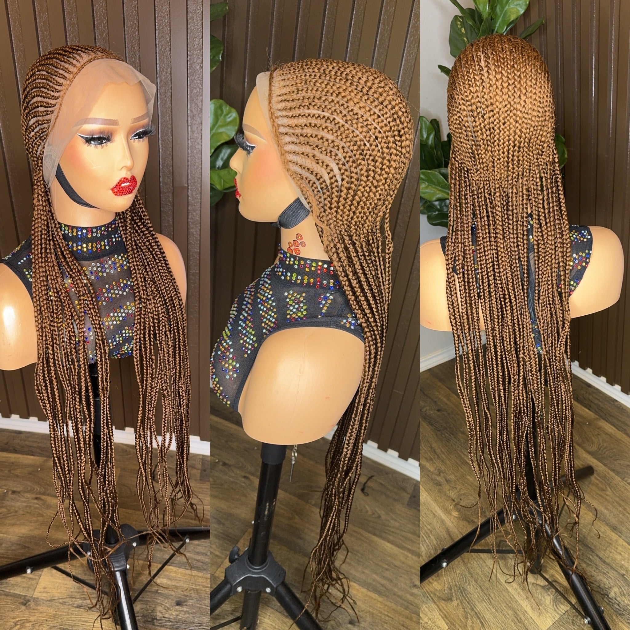 All back corn row HOL stores